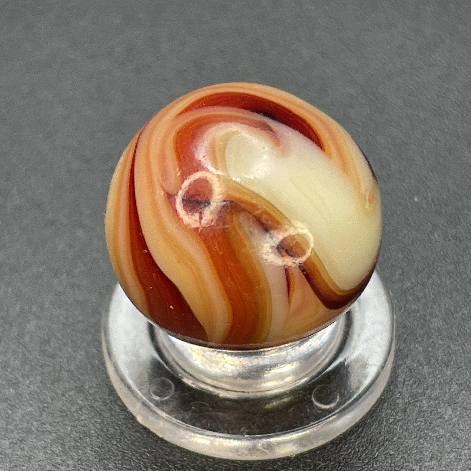 Alley or Champion Swirl Marble Other Swirl Mystery Vintage Marbles 0.629”