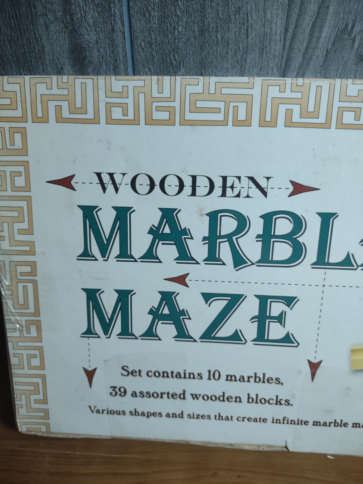 Wooden Marble Maze Various Shapes And Sizes Children Play Set Marbles