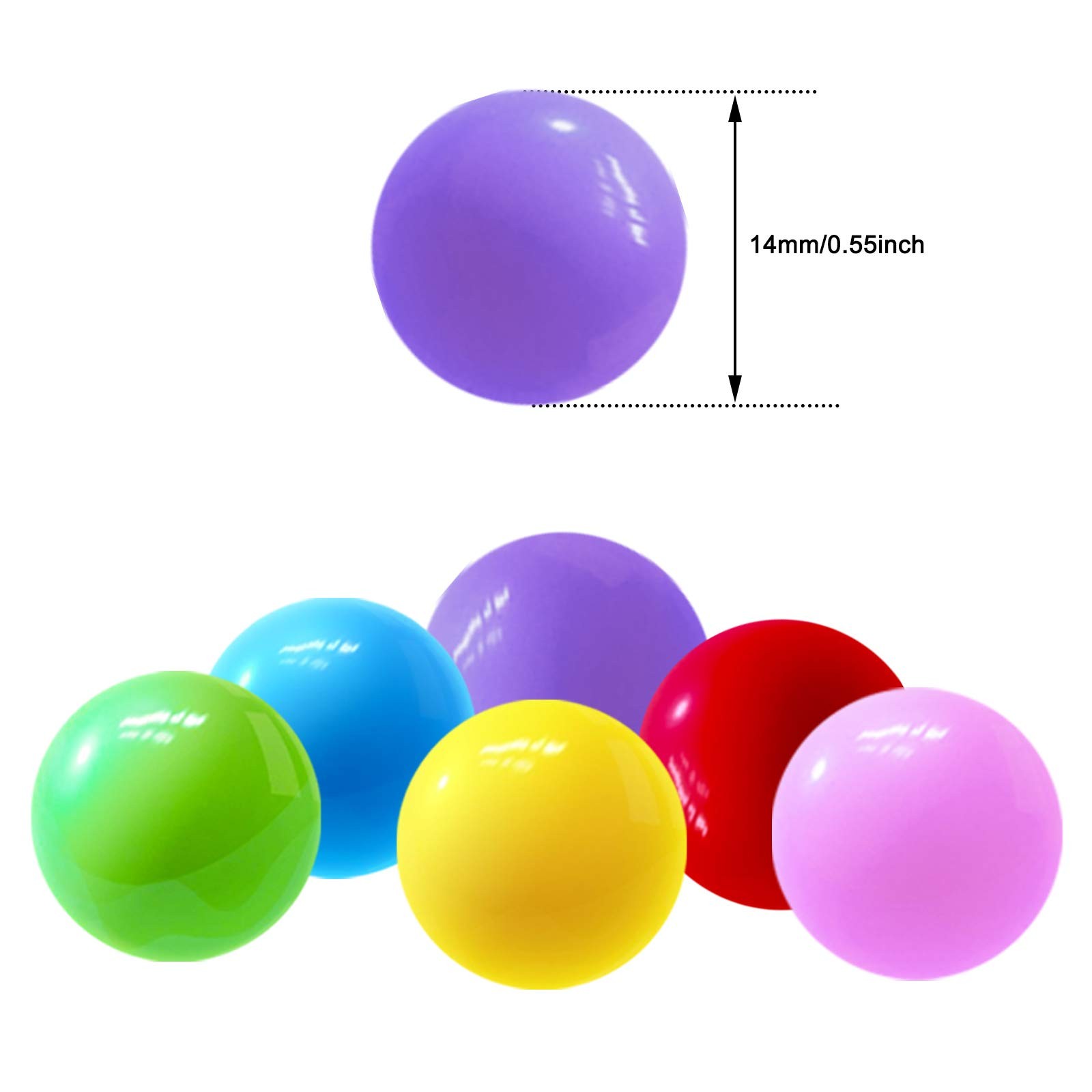 60 Pcs Chinese Checkers Marbles Balls in 6 Colors,Game Balls with Plastic Box…