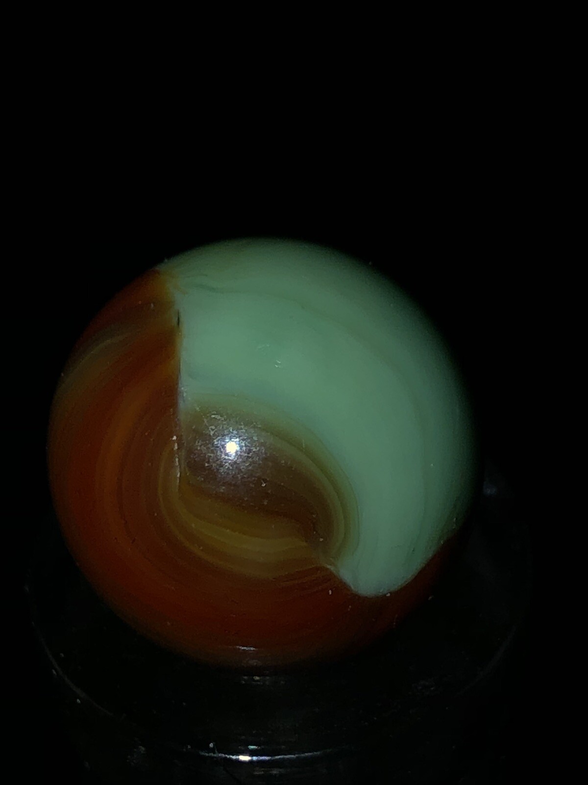Akro agate marble robin egg vhtf 4 color mix “2 FREE old marbles included”