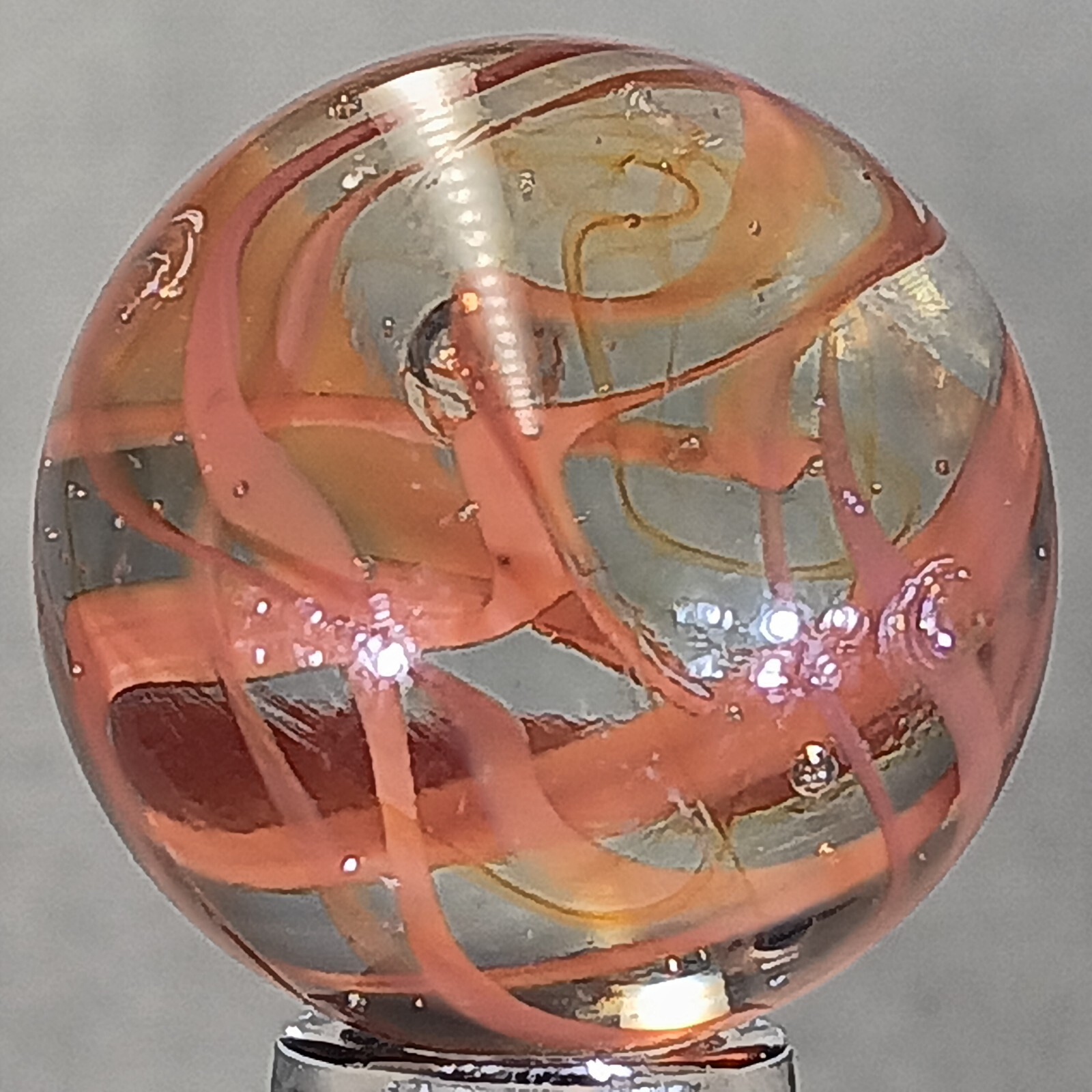 Large Vacor Spaghetti Marble .97 Inches Good Condition Combined Shipping