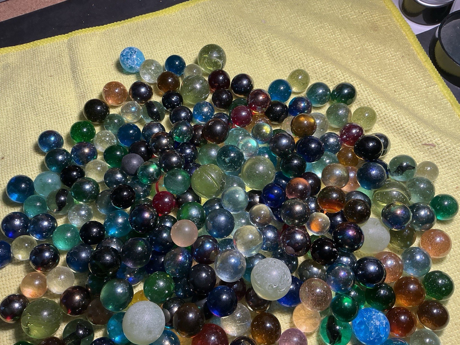 vintage marbles lot 14lbs Mixed