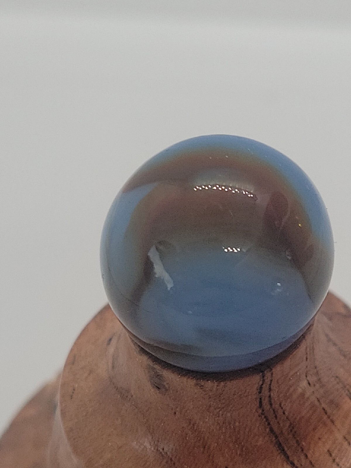 A15•Vintage Alley Agate Swirl “Ghost Swirl” ~ Near Mint 21/32″ VHTF