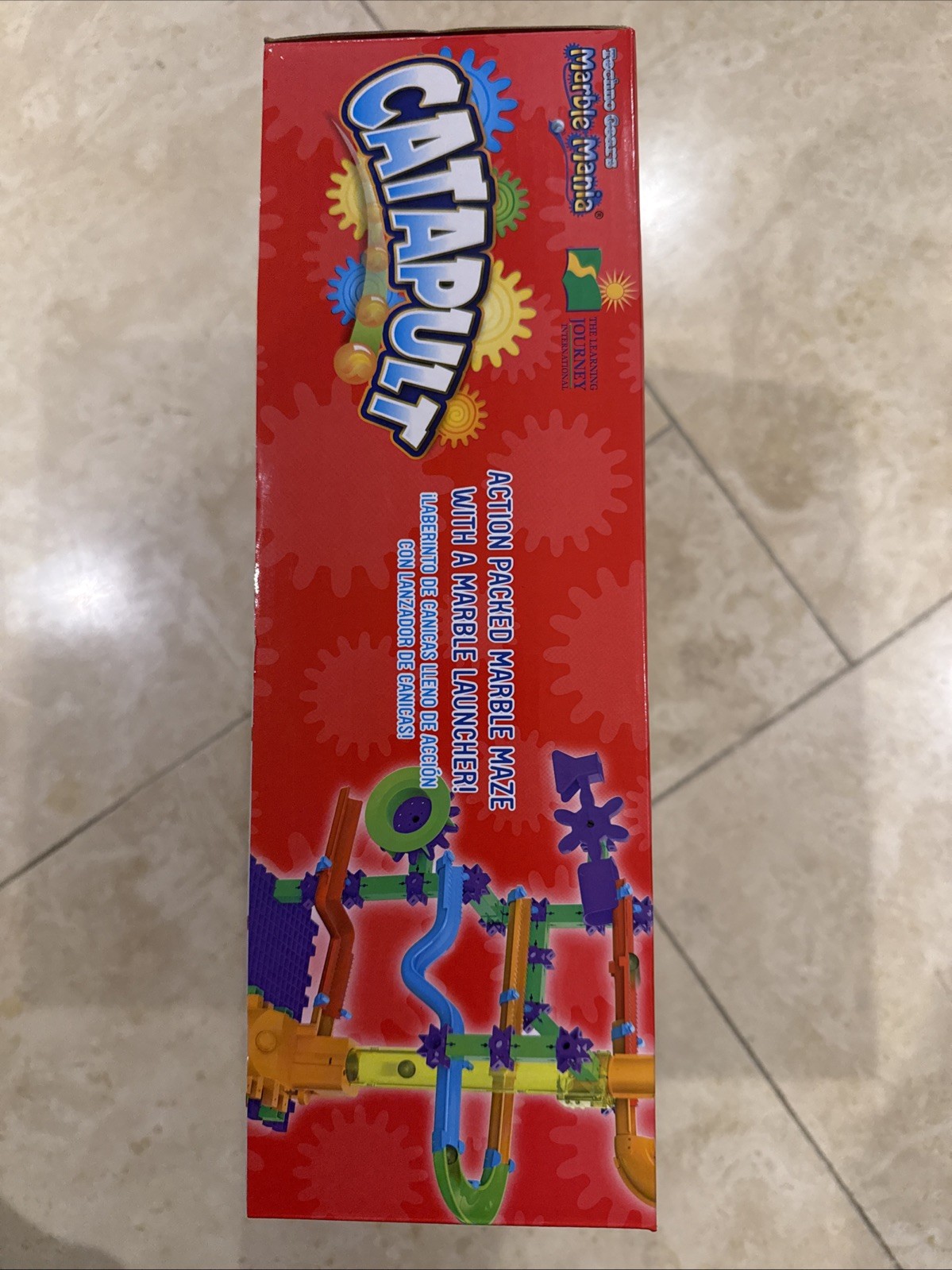 New – The Learning Journey Techno Gears Marble Mania – Catapult 3.0: 80+ Pcs