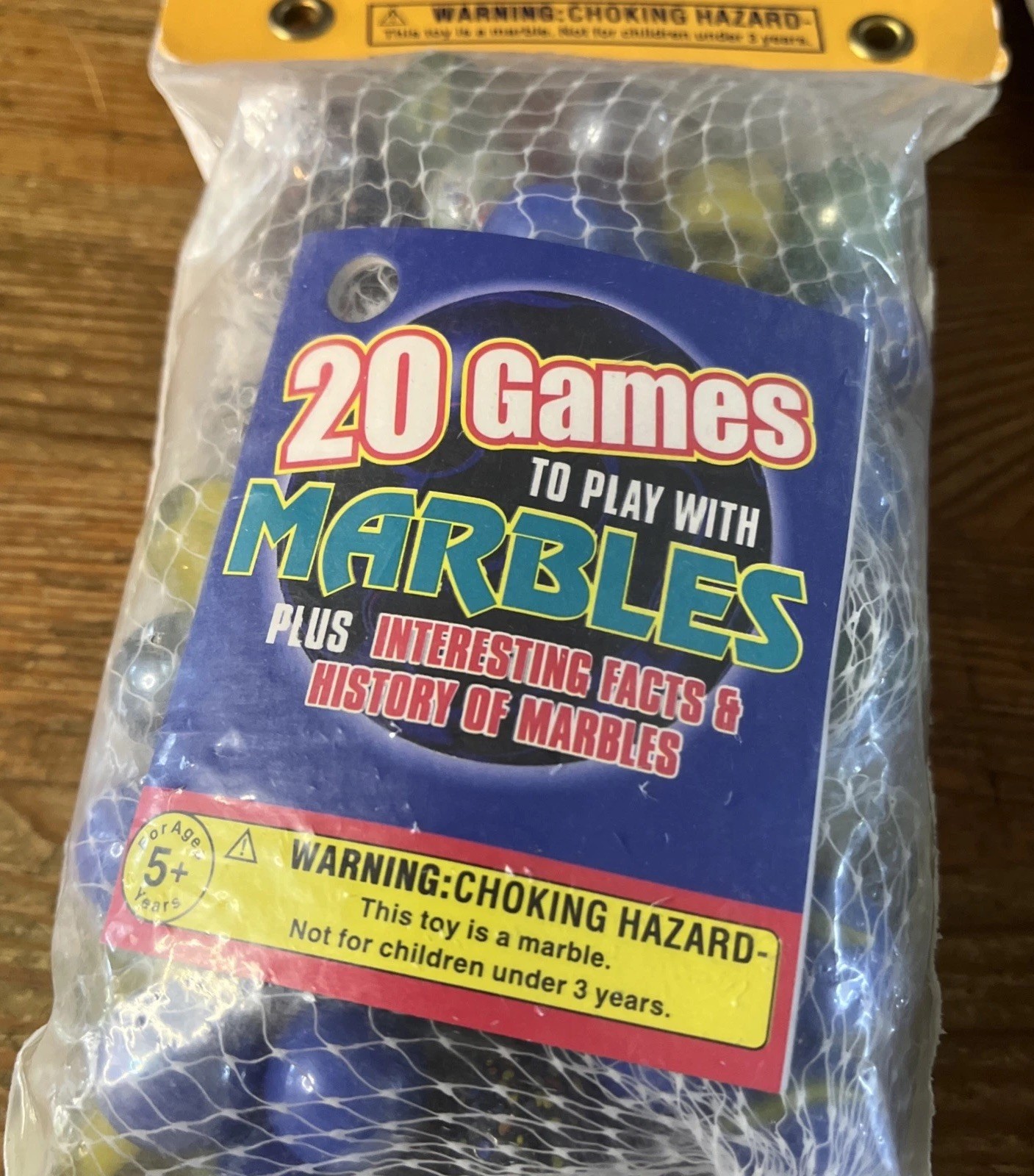 Champion Marbles New In Bag 150 Glass Marbles 6 Shooters