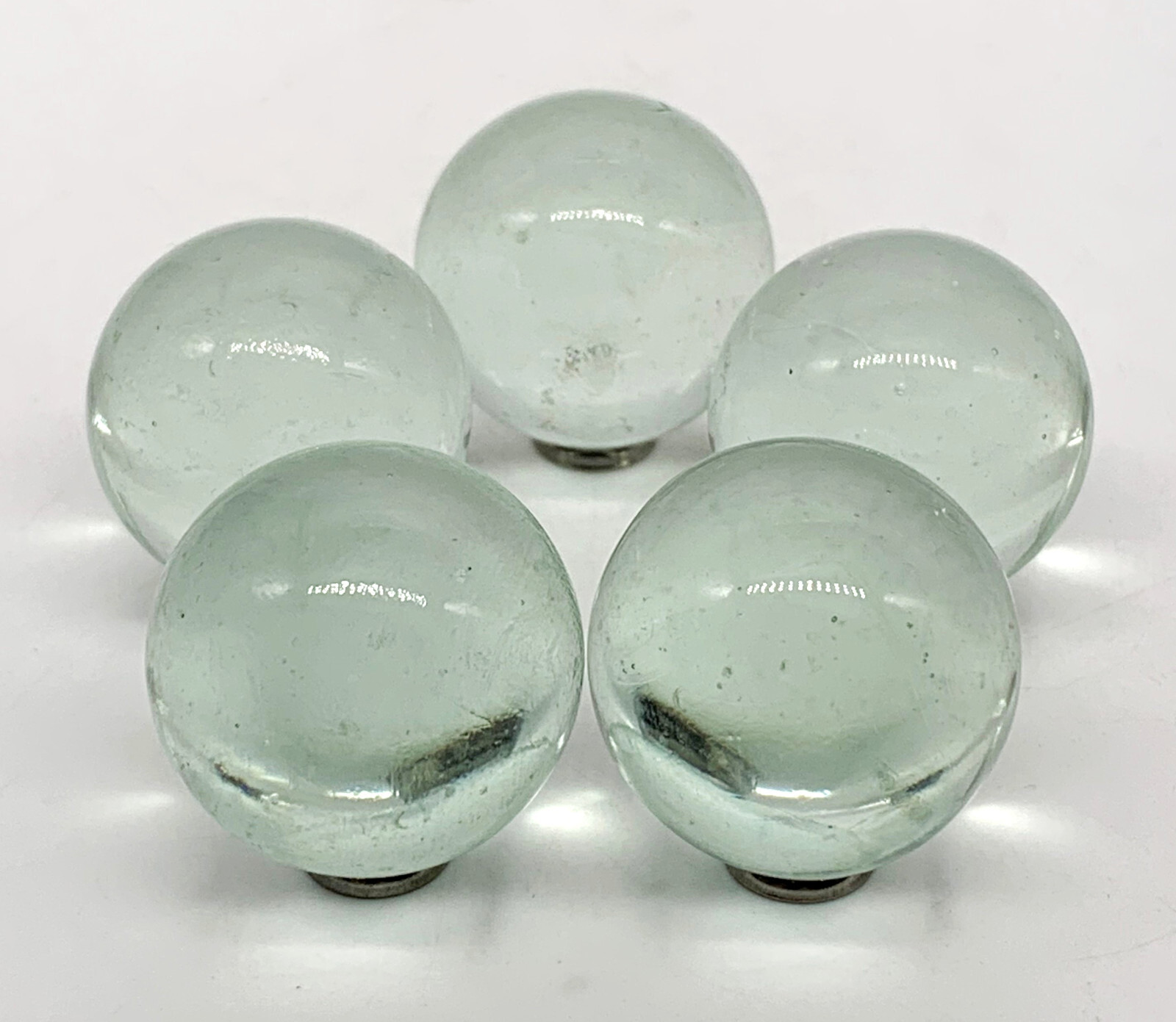 25mm “Glacial Ice Clear” Glass Shooter Marbles (1″) New for 2022! Pk of 100