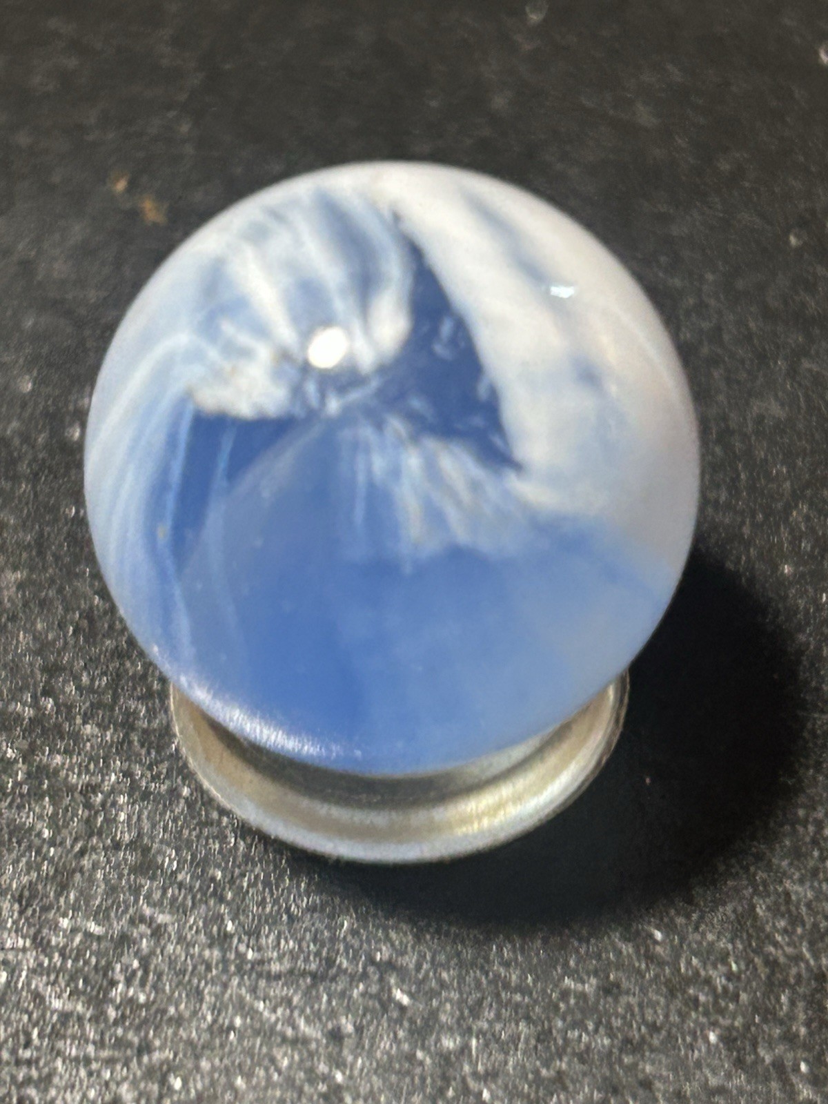 ❄️ Master Sunburst Marble Shooter .88” NM
