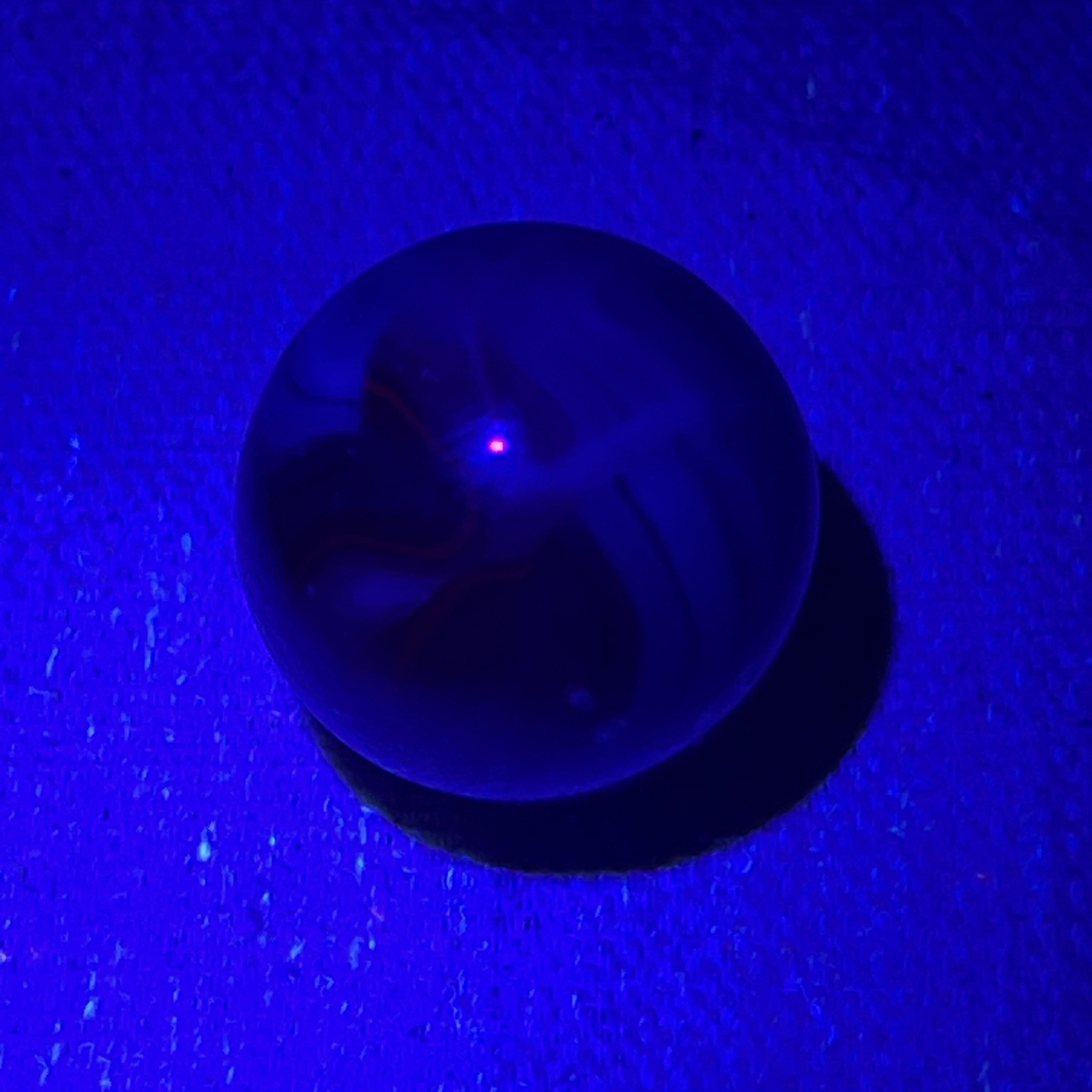 3 Vintage Shooter Marbles .92-.96 2 Change Colors In UV Light (9)