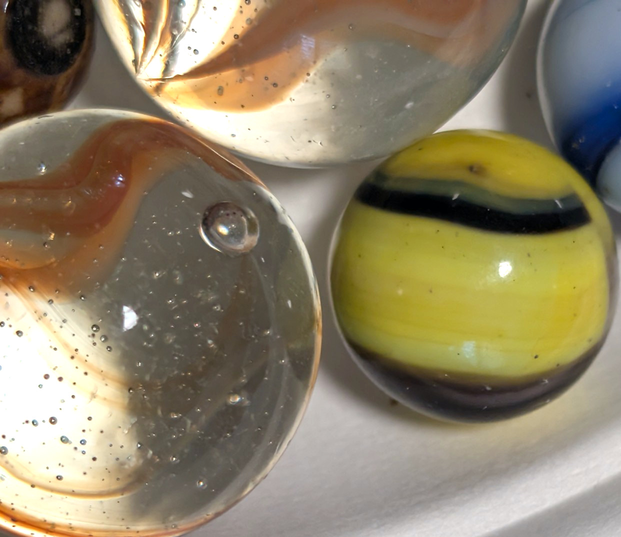 #2 Collectable Mint- Excellent Vintage Mixed Beautiful Marbles, 1930’S-1960’S