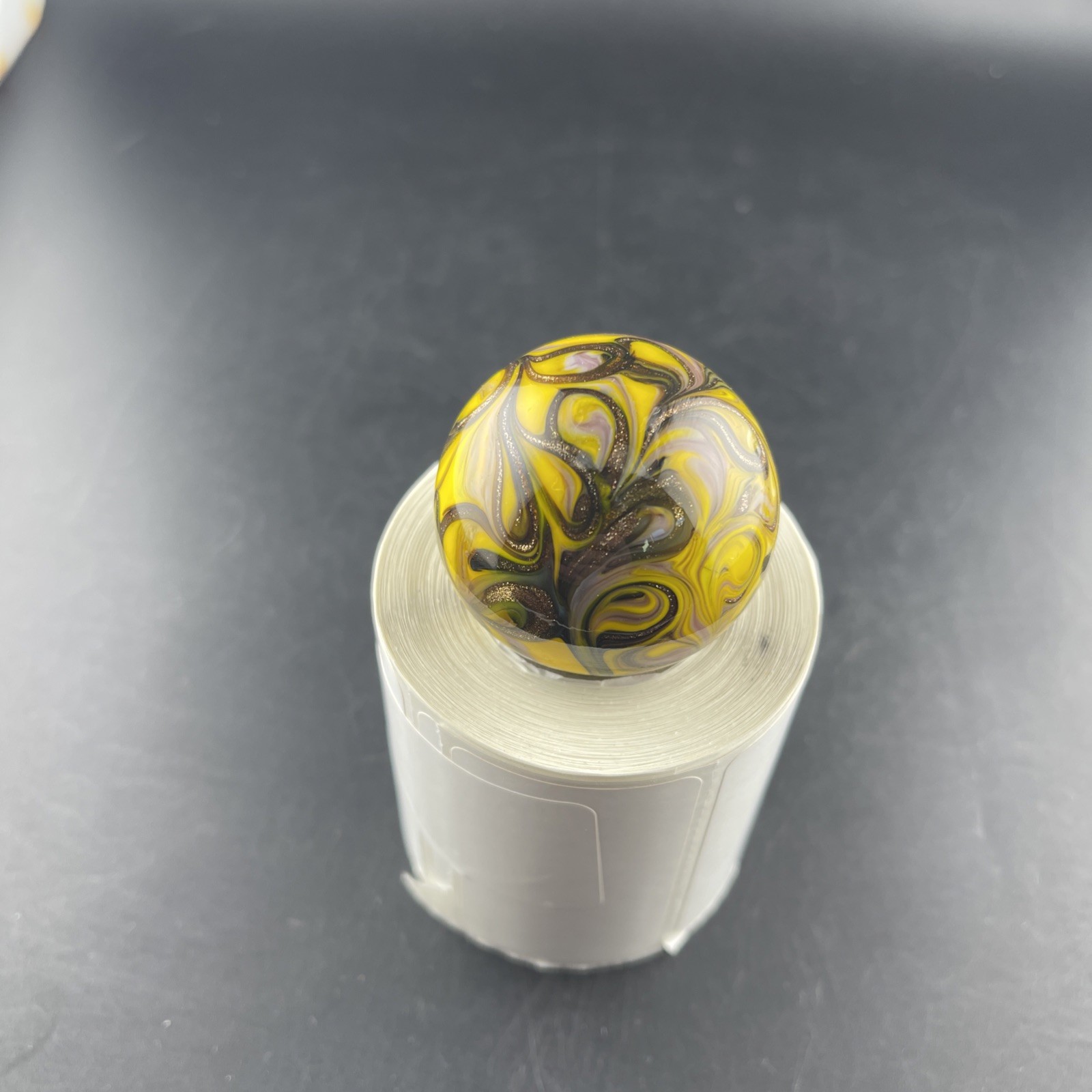 Handmade Art Glass Swirl Marble 40.37mm Large Shooter JABO?