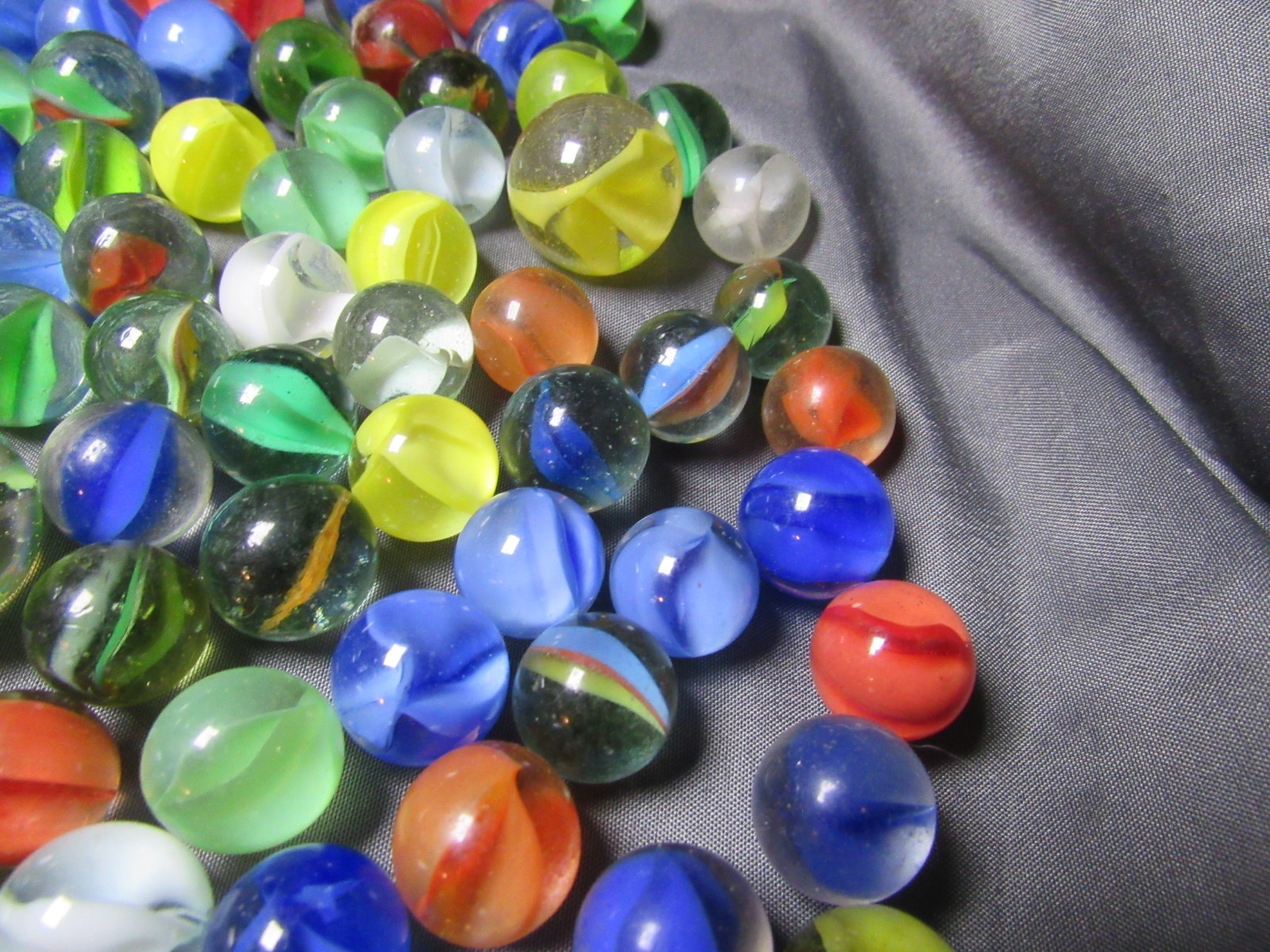 Cat’s Eye Marbles Lot Over 1 LB Lot #1