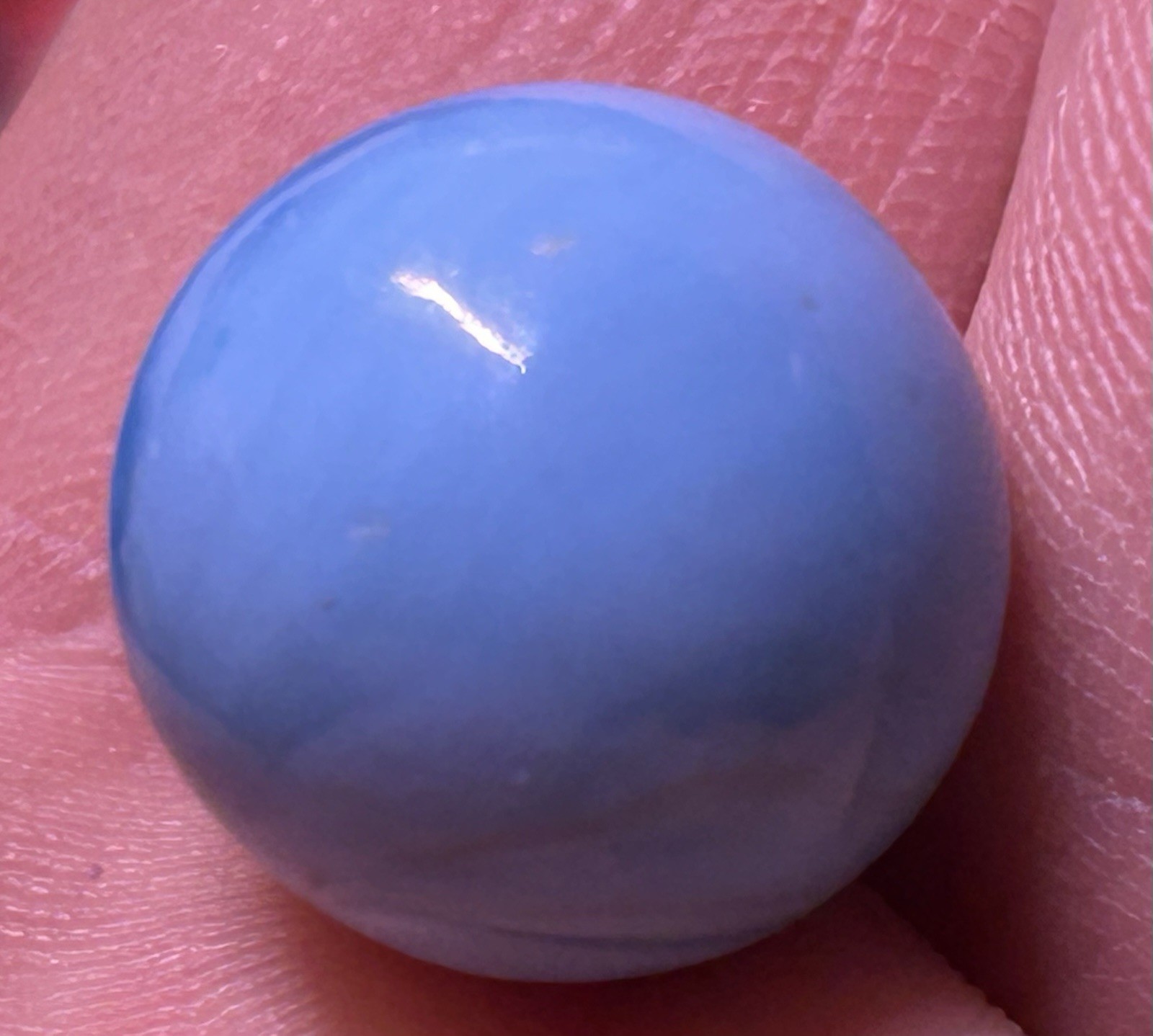 Vintage Akro Agate Or Peltier Glass? 0.60″ Ribbon Swirl Multi Color Marble NM