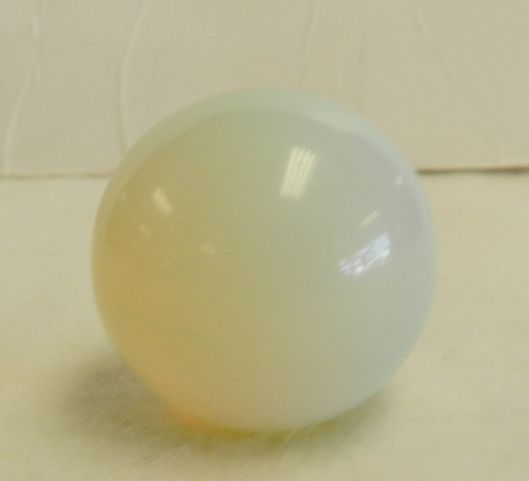#20589m Large Unknown Maker Moonie Glass Shooter Marble 1.16 In *Mint*