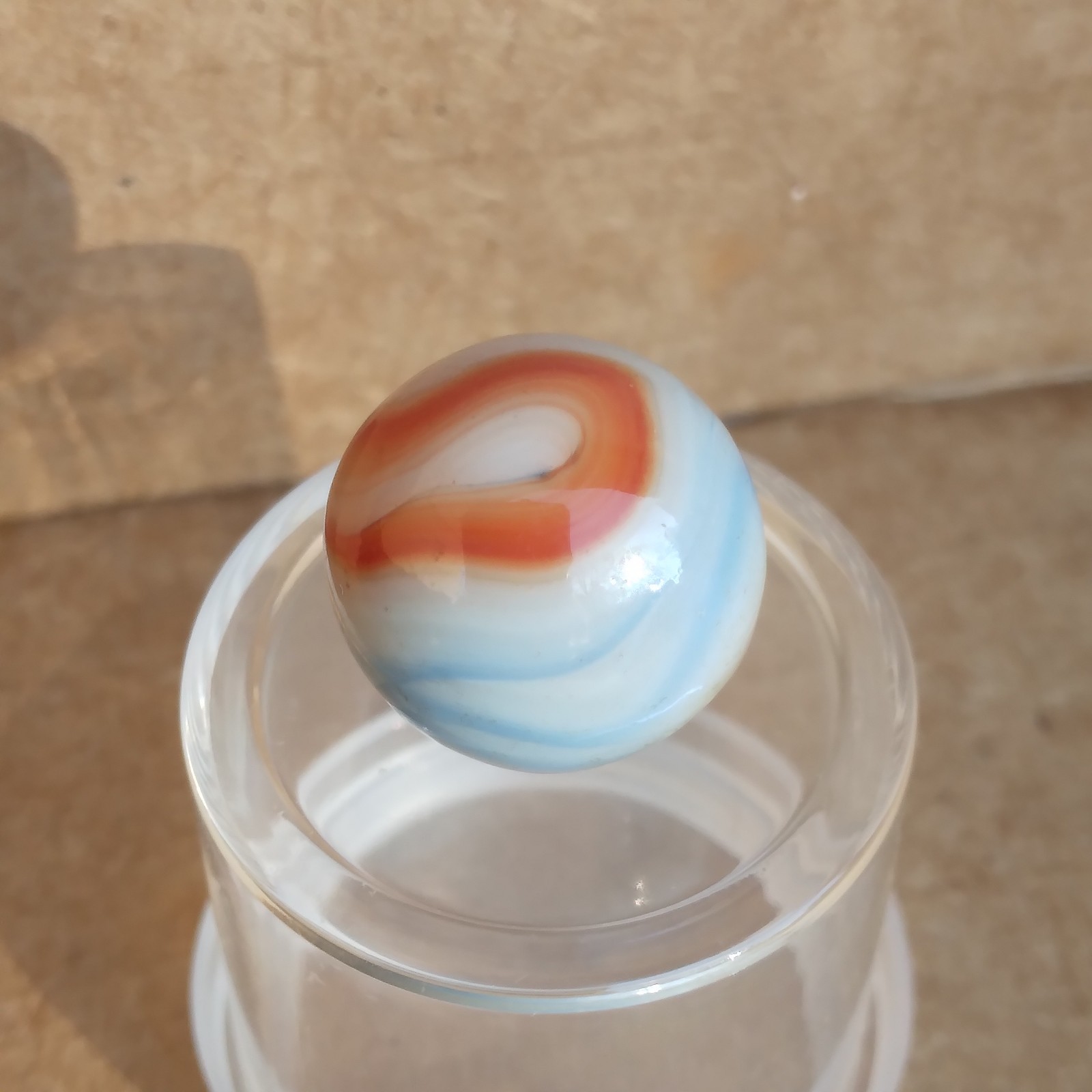 .58″ Vintage Marble- Red White Blue Liberty- Alley Ravenswood Heaton Champion