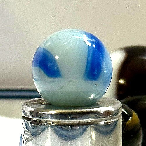 RARE .5″ Peltier NLR National Line Rainbo – Moonlight Blue Clambroth – UV Glow