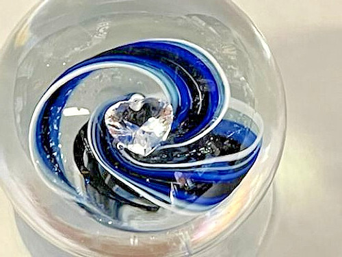 2009 Eddie Seese Handmade “Forever Marble” w/ Base VGC
