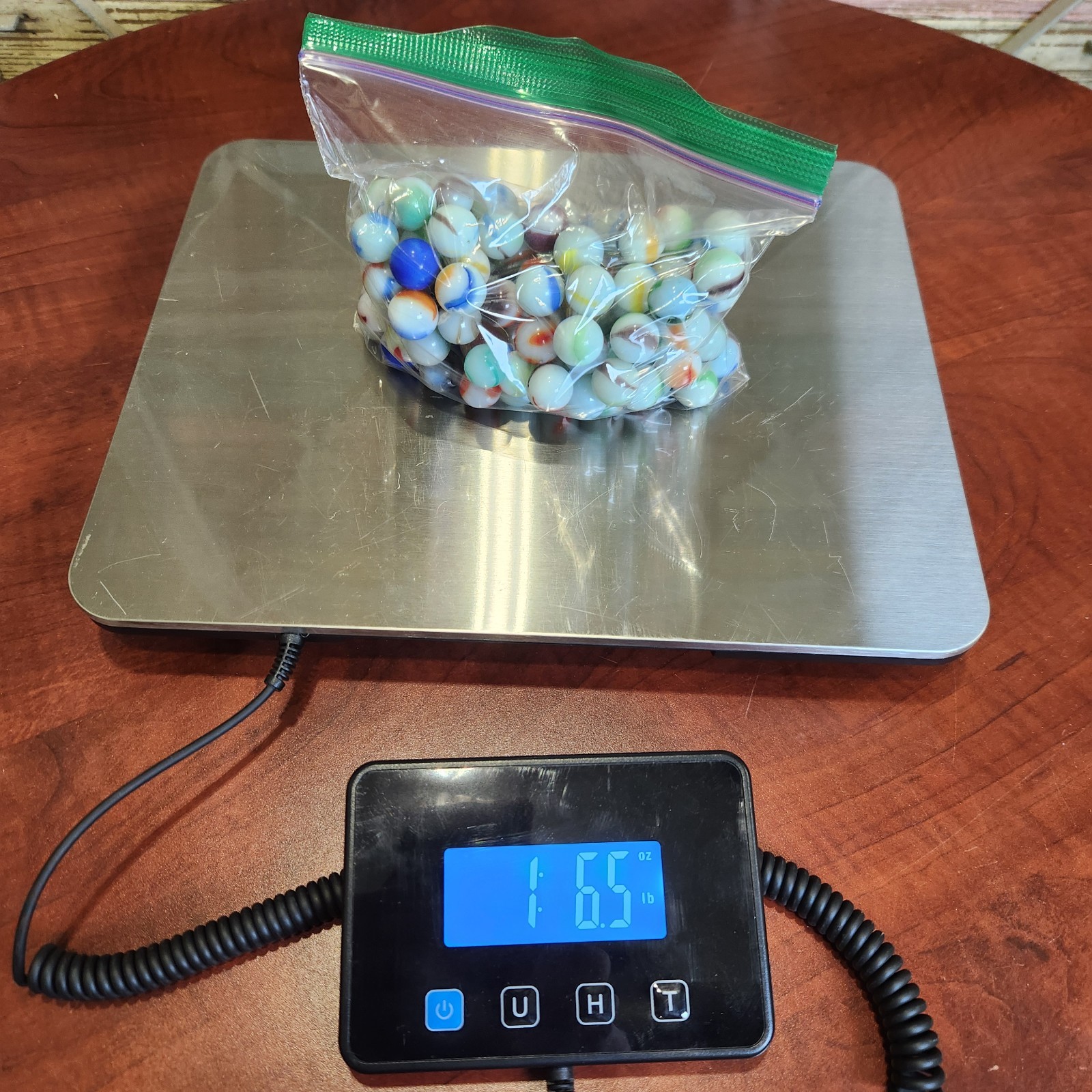 1.5 Lbs Mixed Lot of 125 Marbles – Part of Estate Sale Find