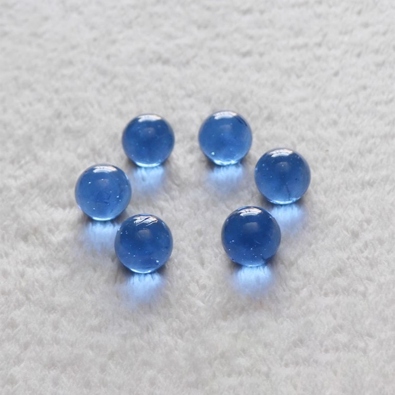 16mm Glass Marbles Beads Decorative Glass Balls Colorful Vase Fish Tank Decor