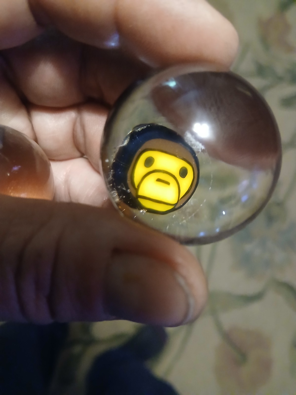 Pair of Milli Marbles Hand Blown Glass