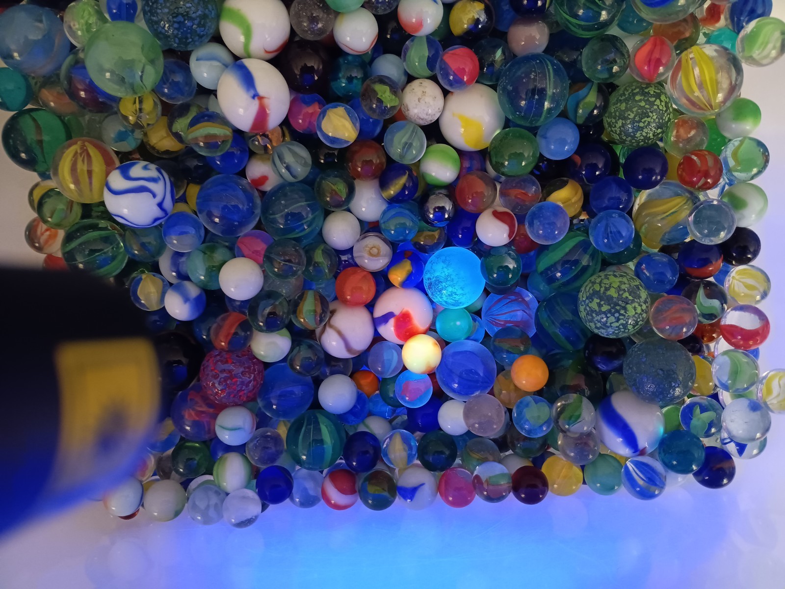 Vintage Filler Marbles- 2+ lbs per lot- Many Colors