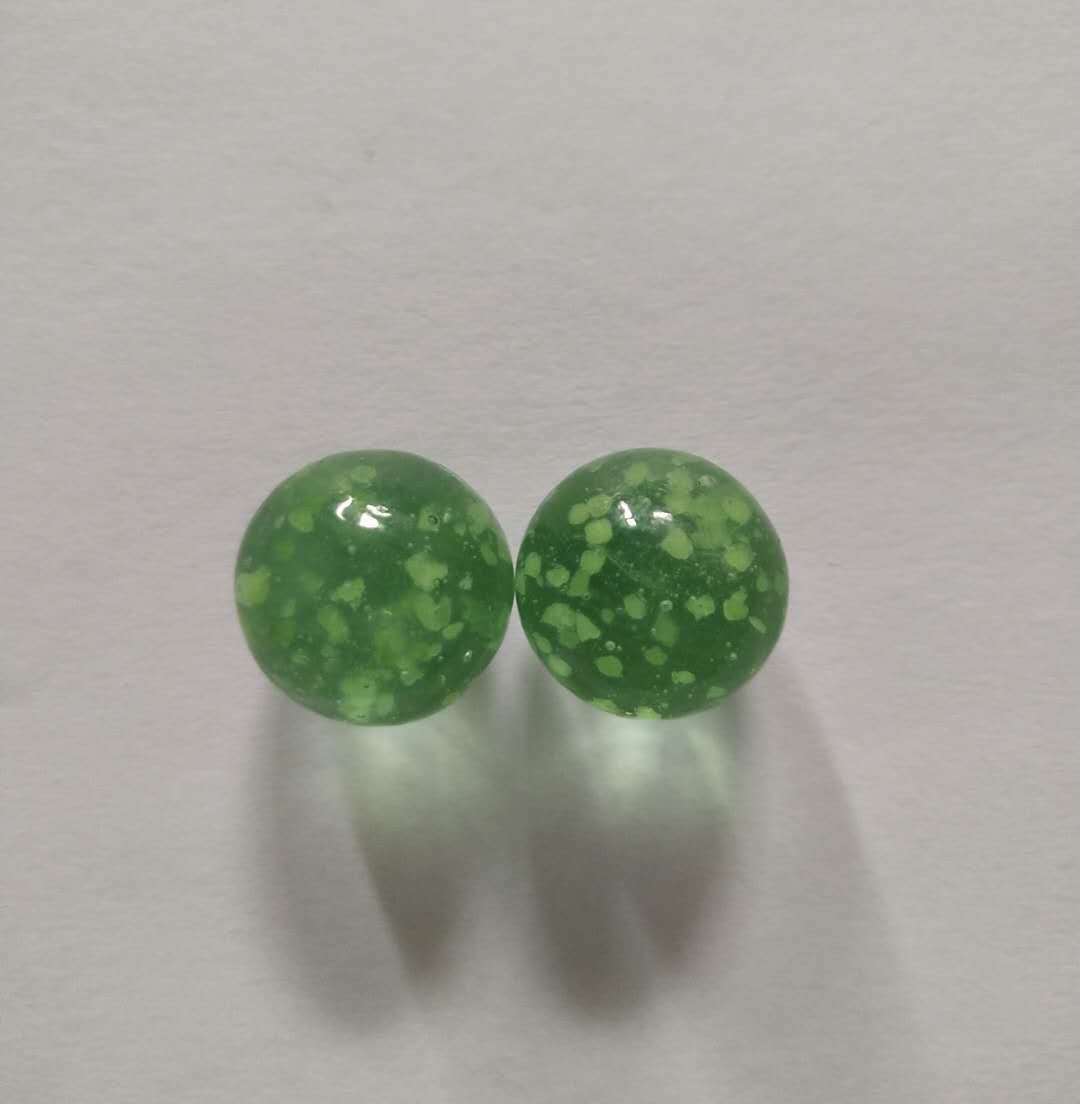 25mm GLOW IN THE DARK SHOOTER Glass Mib Marbles ball Large 1″