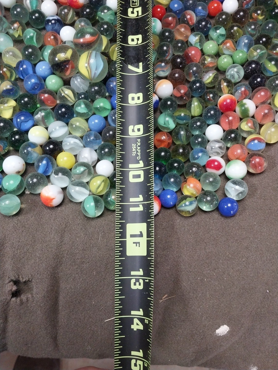 Vintage Glass Marbles Bulk Wholesale Lot Close To 5 Lbs. 3 Large ! LOOK- WOW