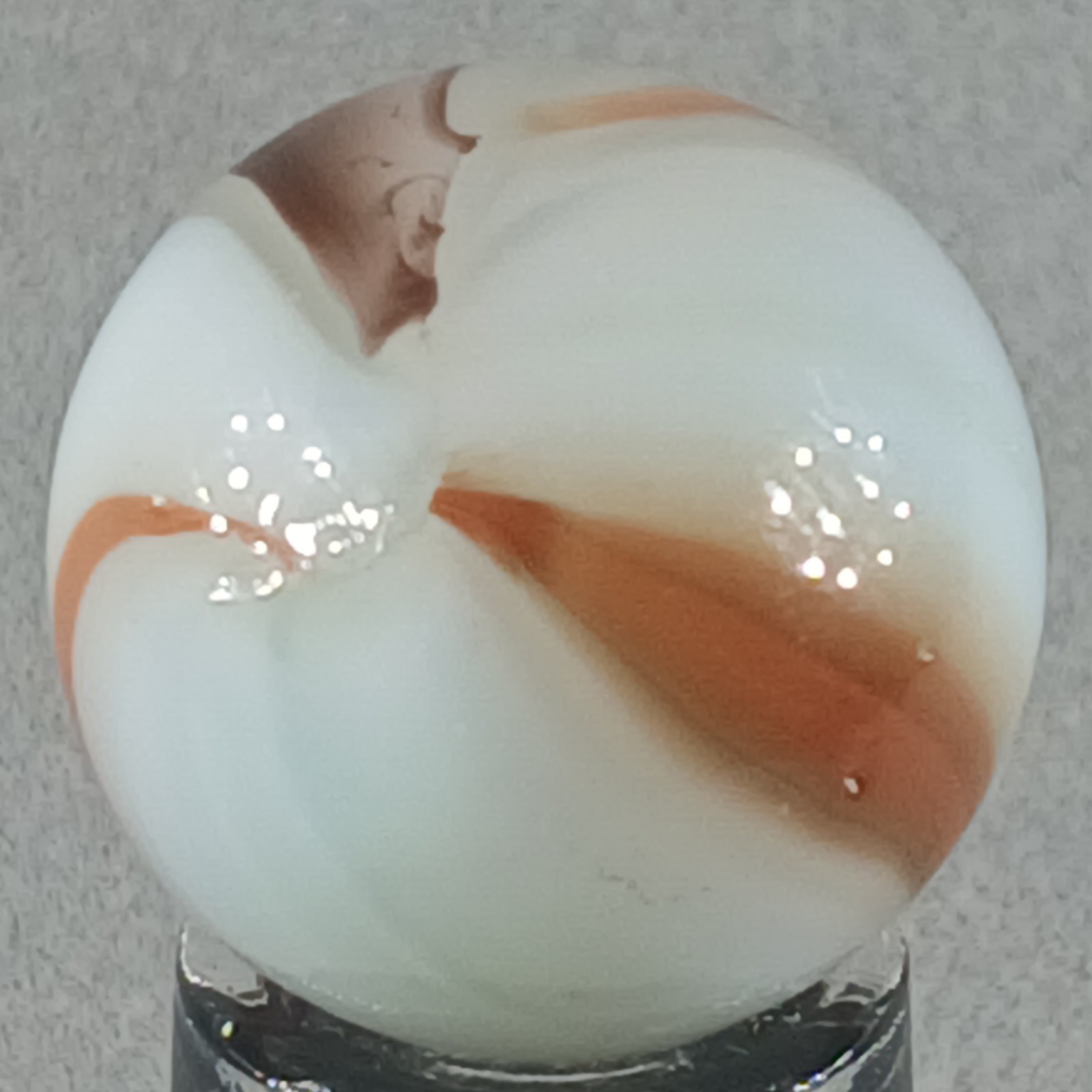 Vintage Imported Patch And Ribbon Marble .64 Inches Near-Mint Condition