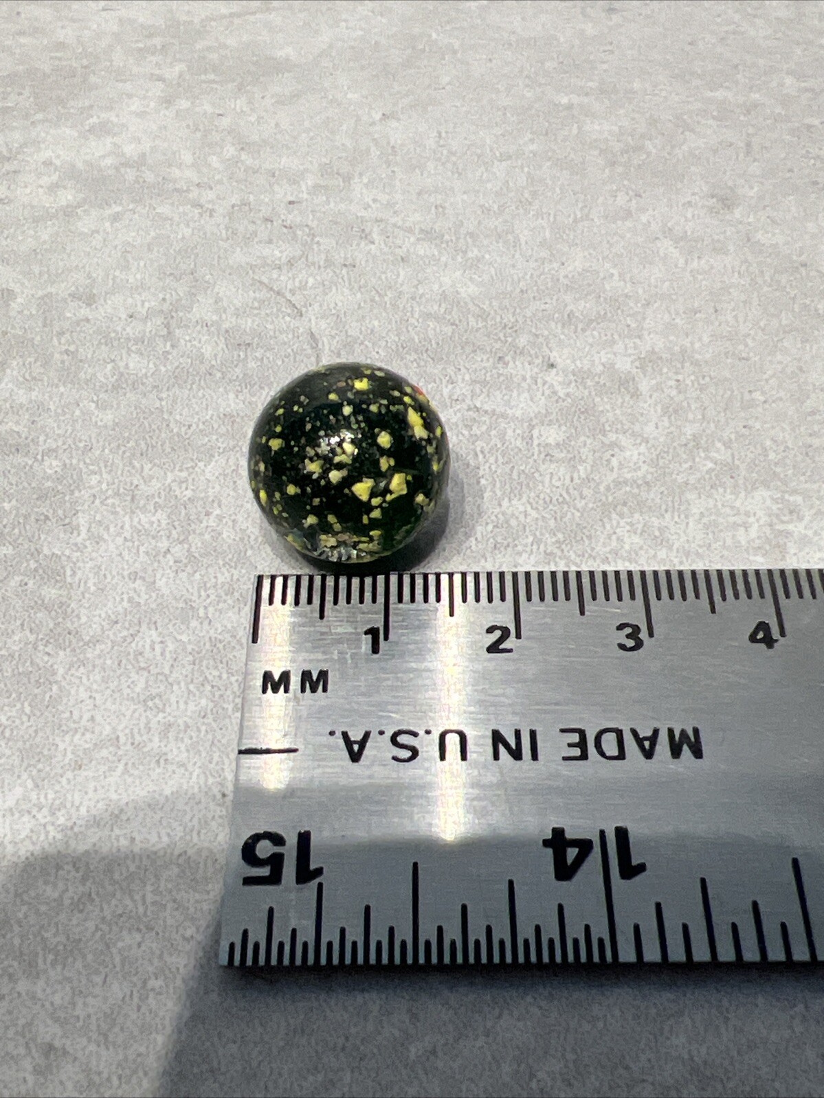 Lot Of 2 Vintage Confetti Marbles 15mm ✅ (150)