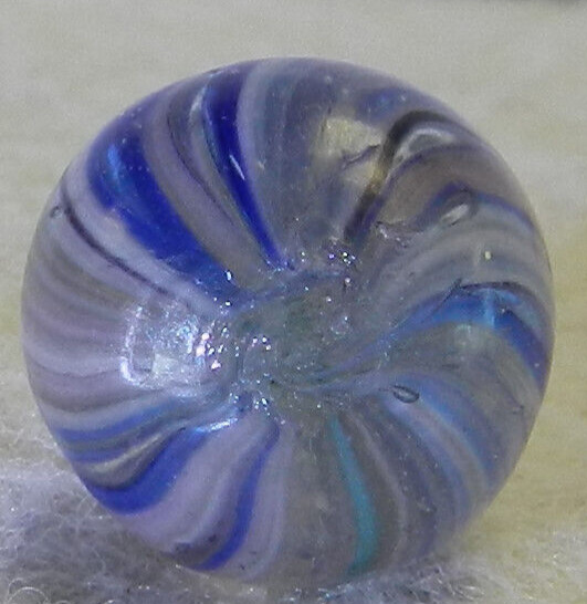 #15364m Little .49 Inches Peewee German Handmade Onionskin Marble NM+