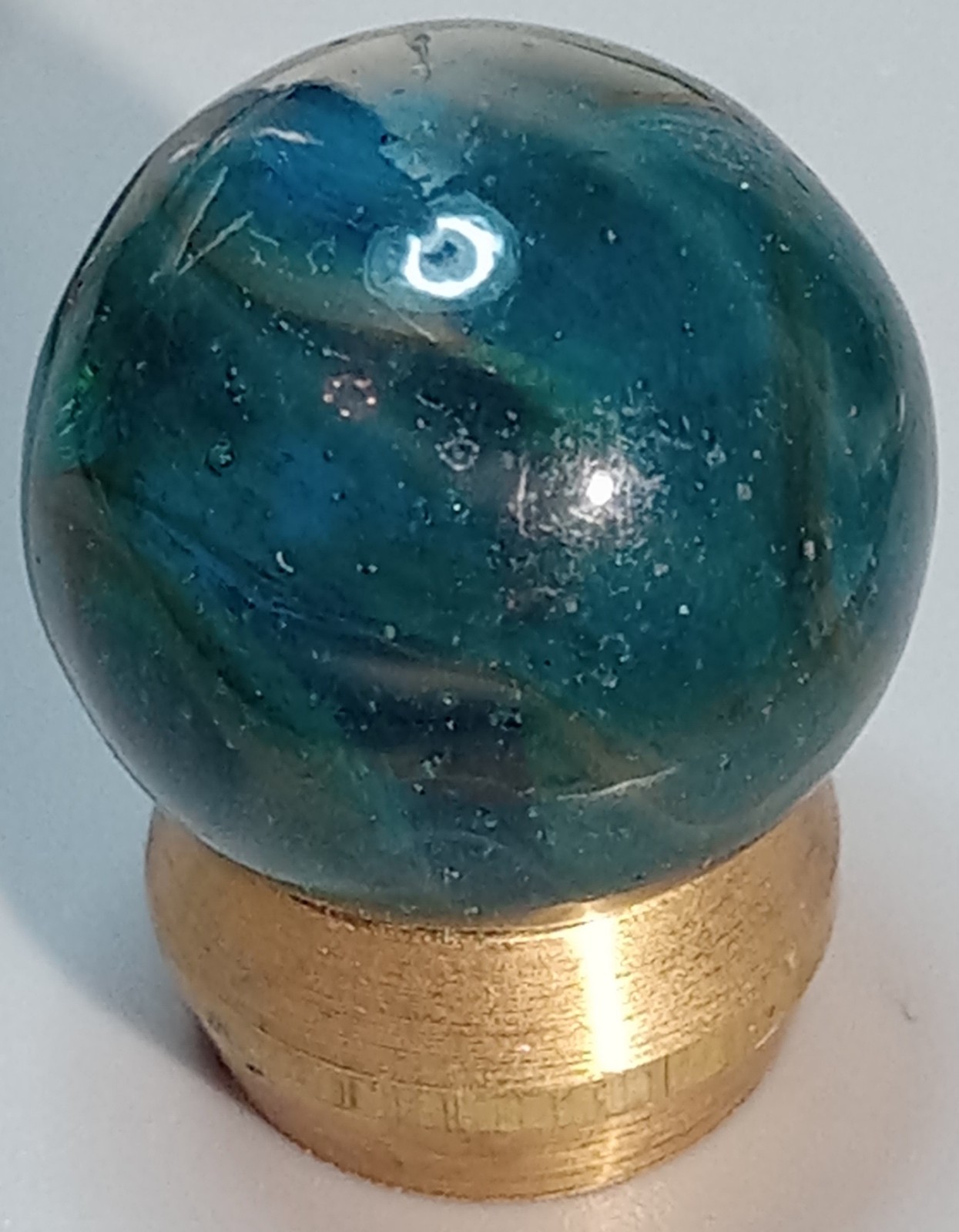 SCARCE LIMITED PRODUCTION Davis Marble Works WV Swirl Pennsboro 1947-48 DAZZLING