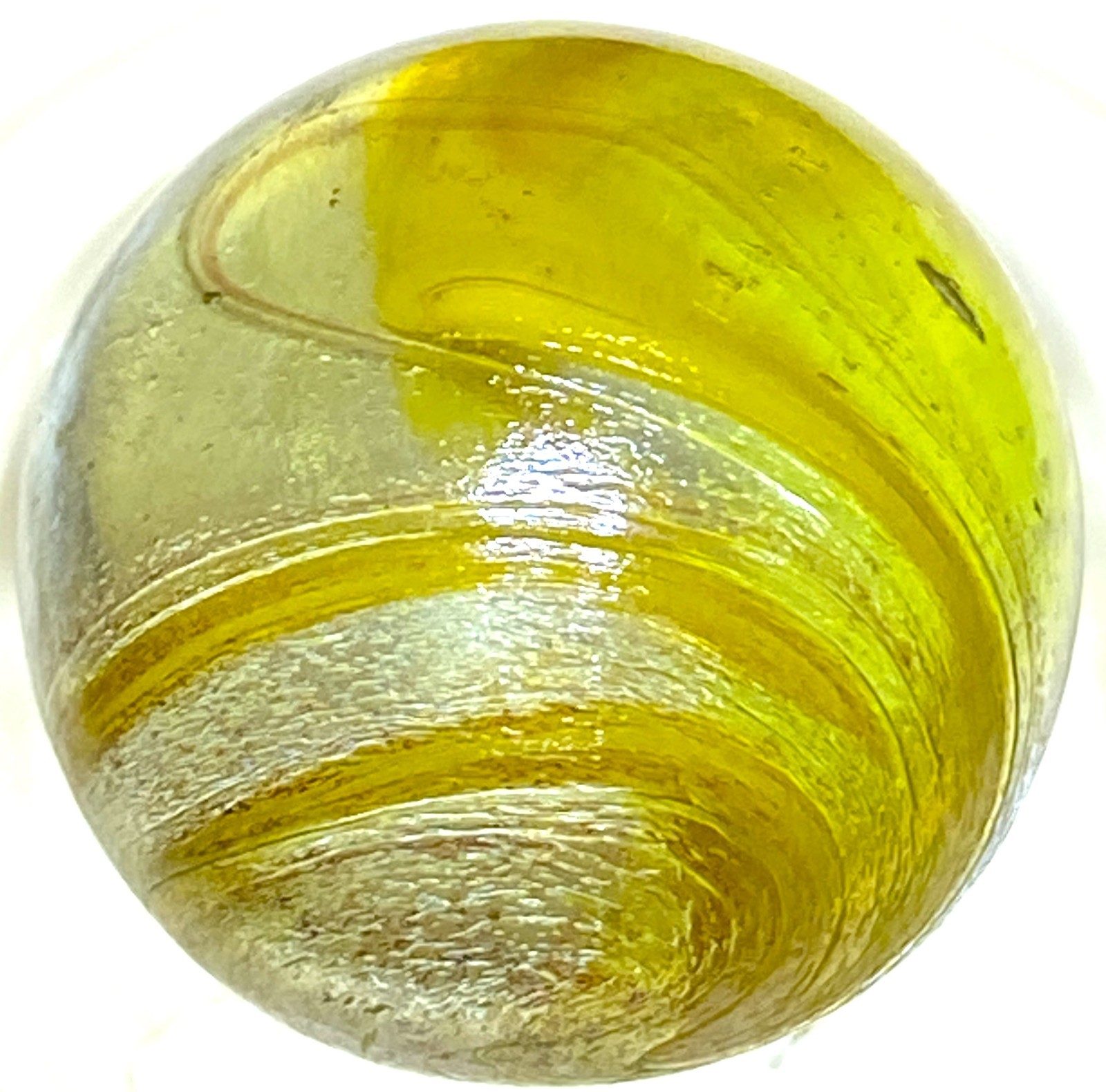 DAS/JABO INTERESTING LOOKING THIN-LINED RAMSHEAD LEMON SWIRLED SHOOTER .74″ M859