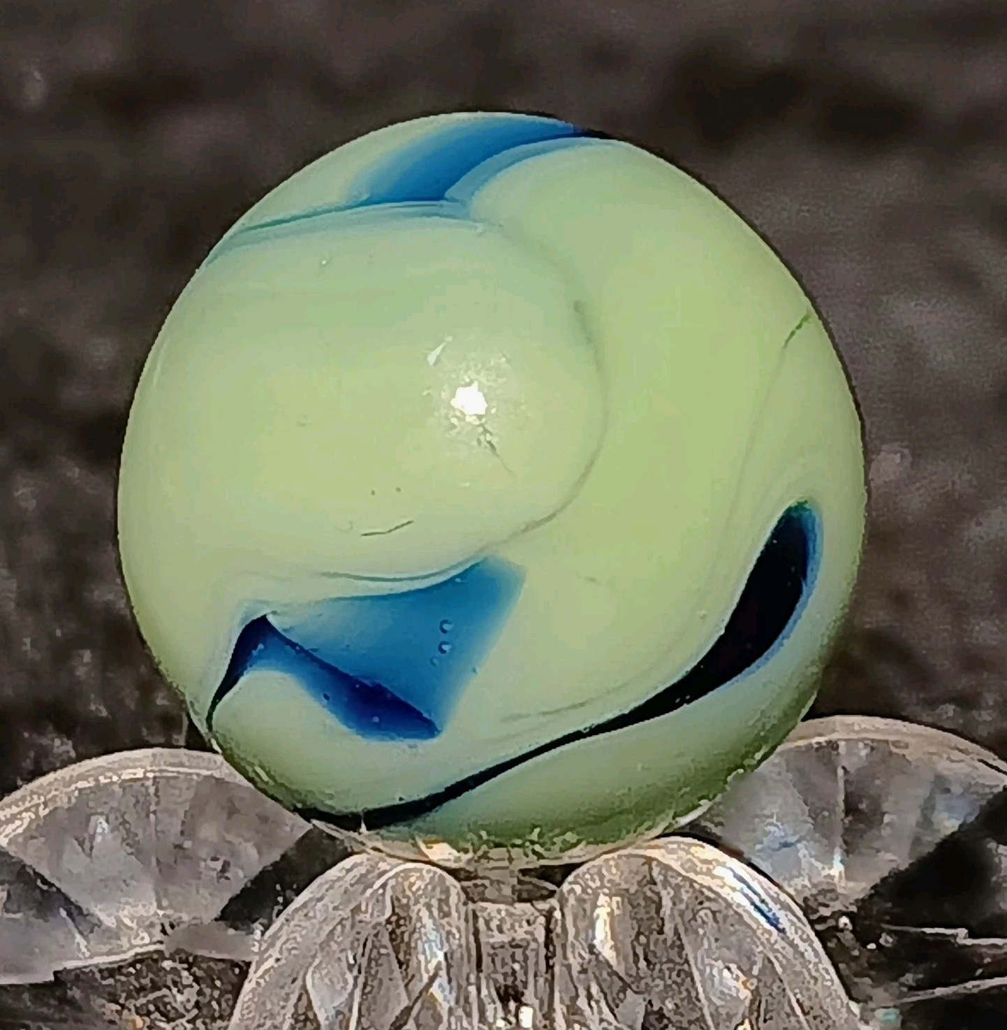 Vintage Ravenswood Swirl Marble. .60″ NM. Unique Example.