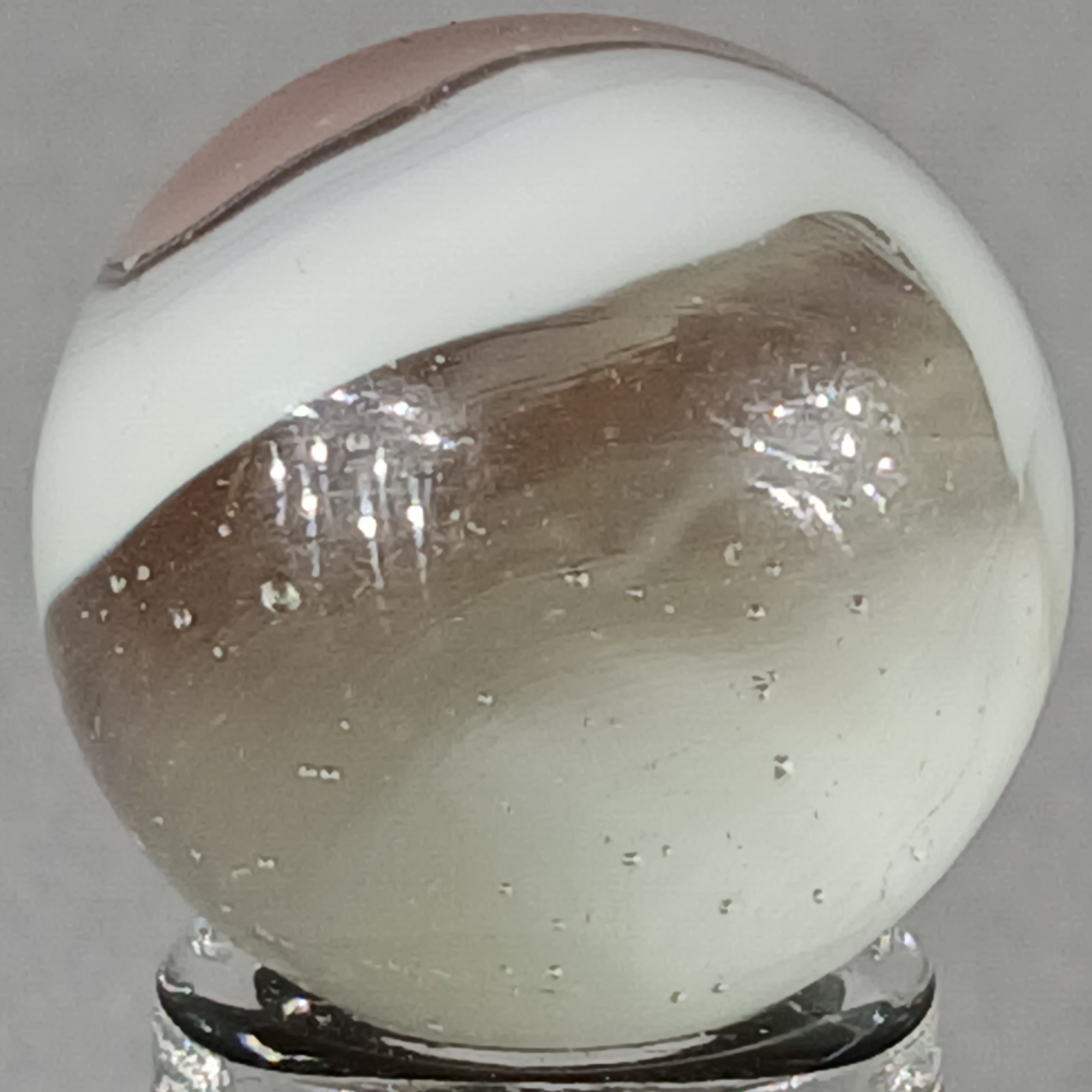 Vintage Vitro Conqueror Marble .62 Inches Near-Mint Condition