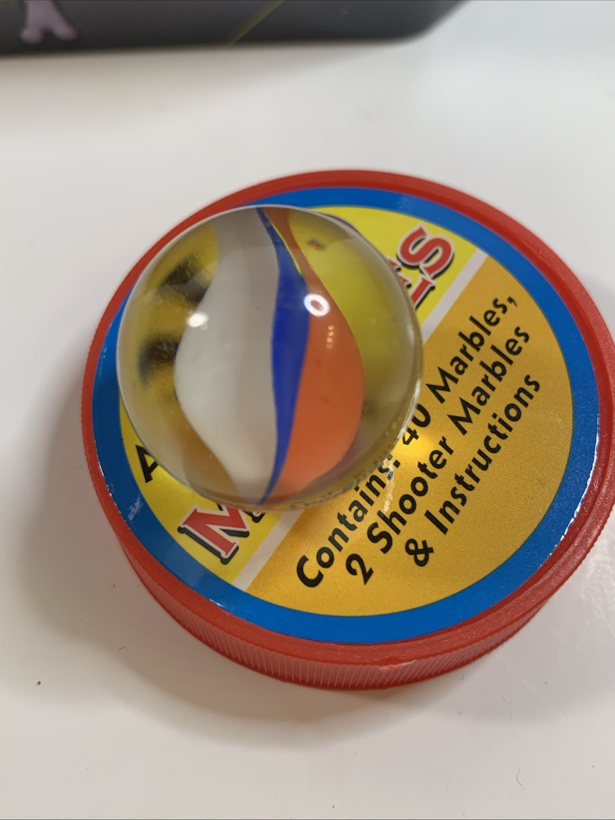 Toyi Amazing Marbles 48 Marbles & 2 Shooters Original Container 2006