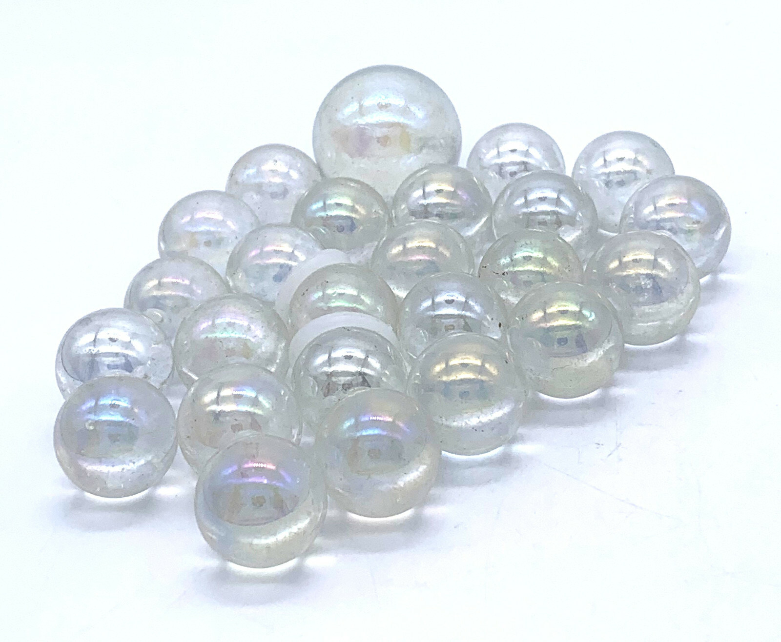 Net Bag 25 “Soapstone” Glass Mega Marbles 24 Players & 1 Shooter 2004 – 2006