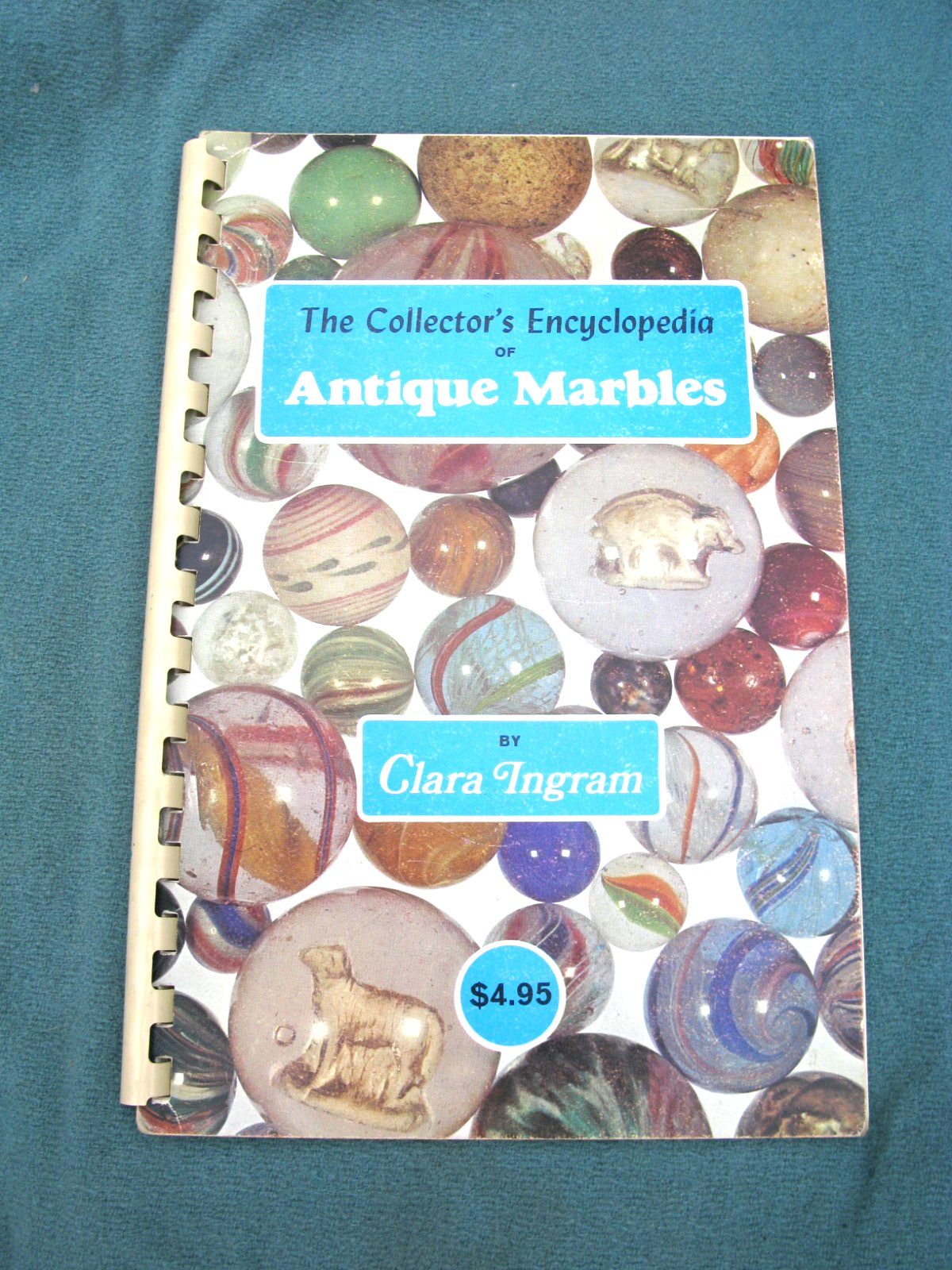 VERY RARE Book The Collector’s Encyclopedia Of Antique Marbles Clara Ingram 1972