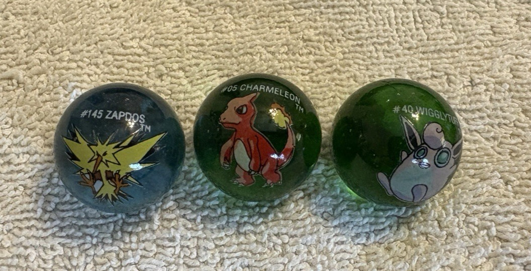 Pokemon Marbles Toy Biz & Marble Shooter