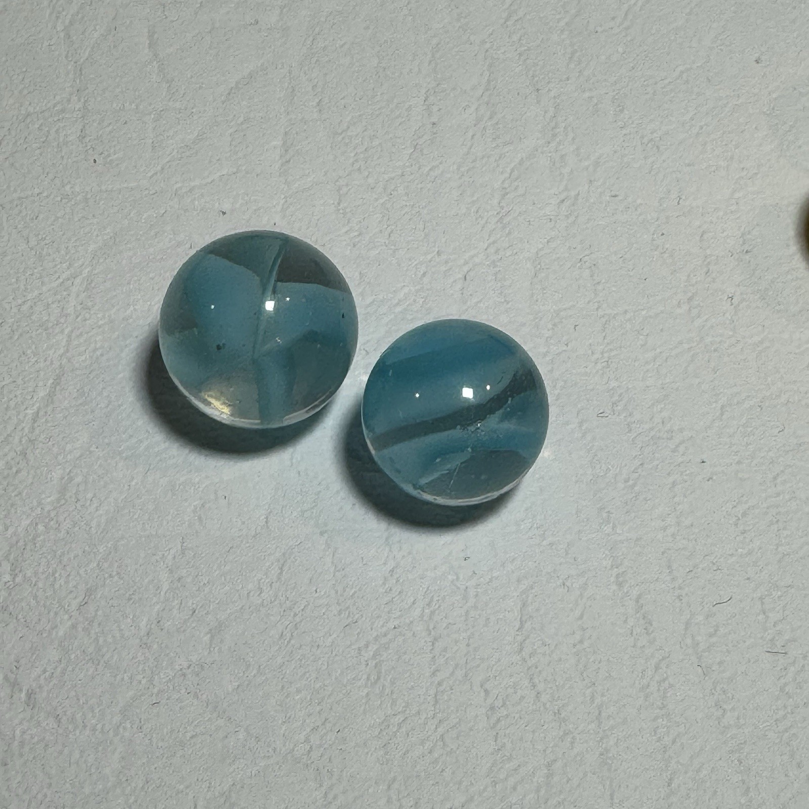 Old Marbles Lot (37) Blue Green Red Yellow White Multi Color/swirl Nice