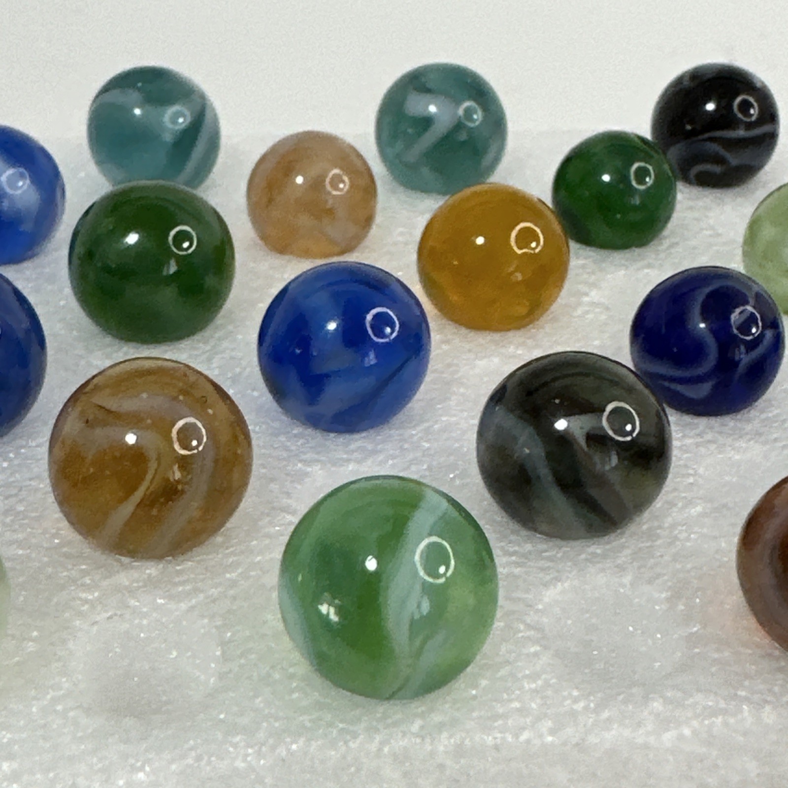 029 Mixed Lot Of 30 Vintage Translucent Swirls! Jackson, Davis, Alley,Ravenswood