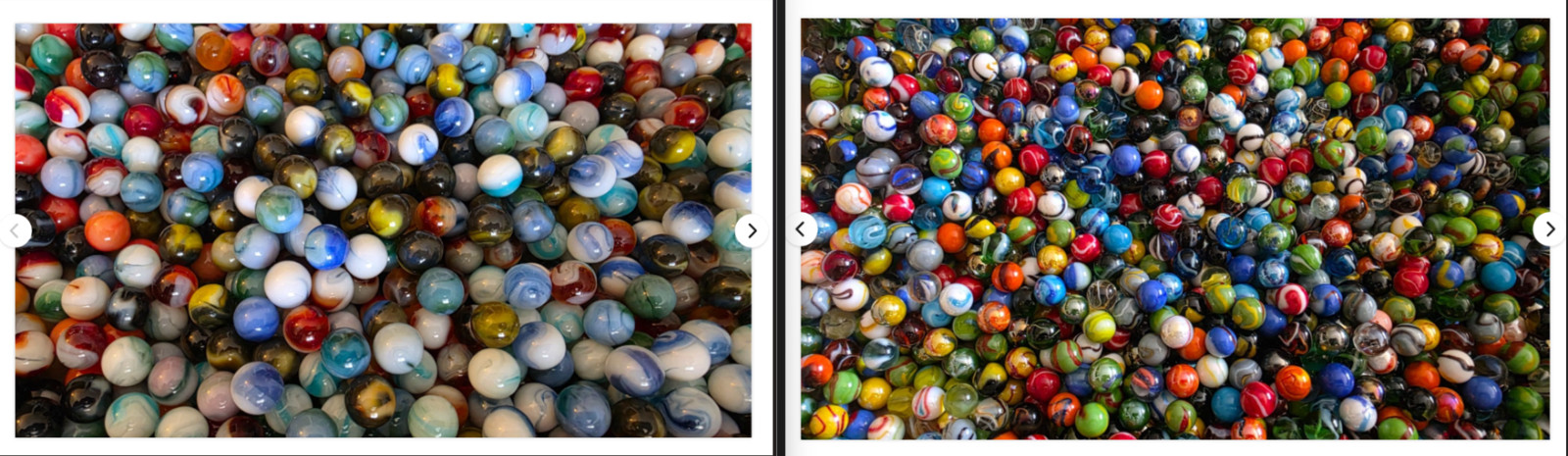 HUGE Lot 6000 Marbles 3k Vintage JABO Classics & 3k Vacor Mega Marbles Free Ship