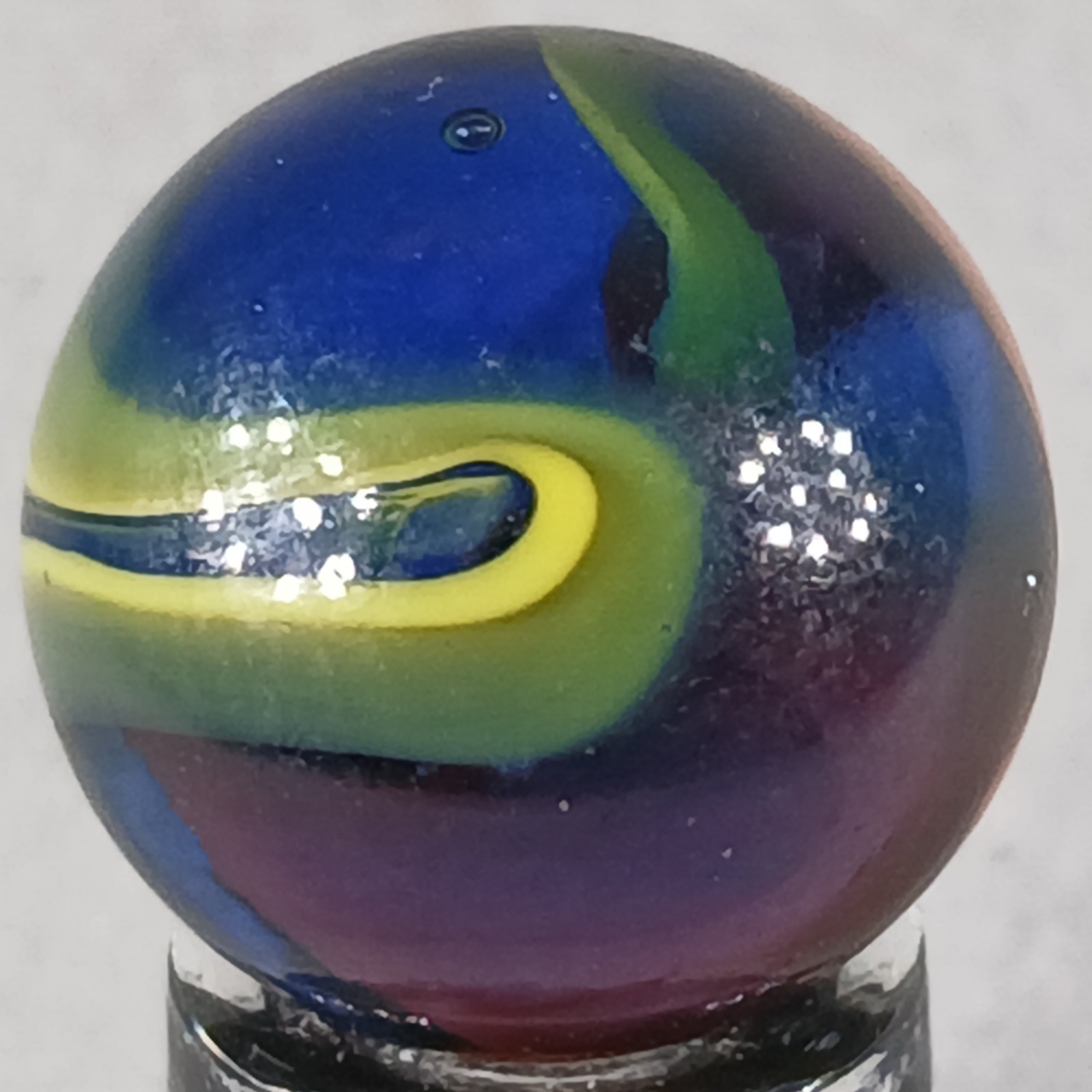 Vintage King Marbles Deep Orchid .61 Inches Near-Mint Condition