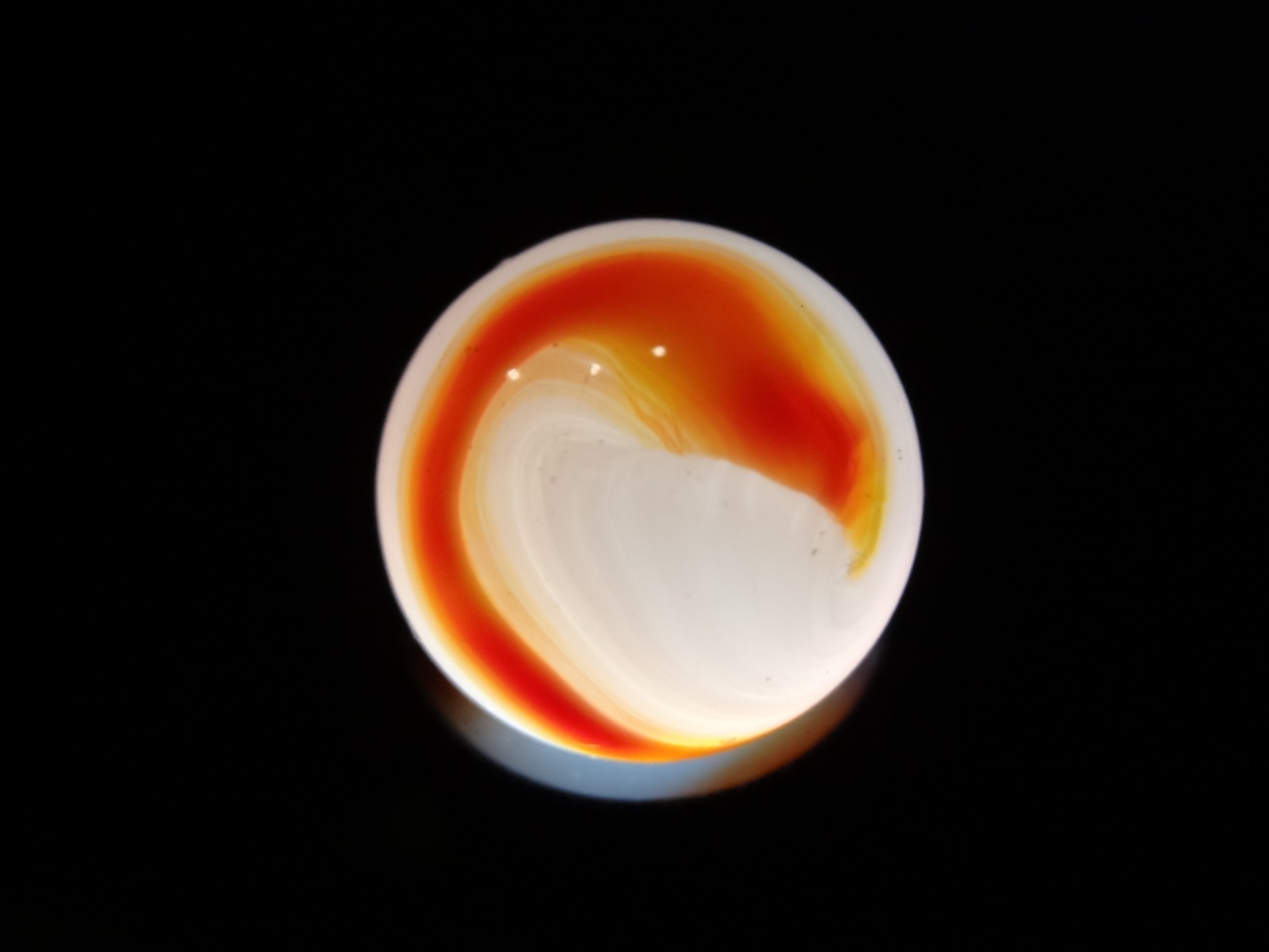 AKRO AGATE 2 Same Run TRI COLOR’S on OPAL Glass Pristine Wet Mint