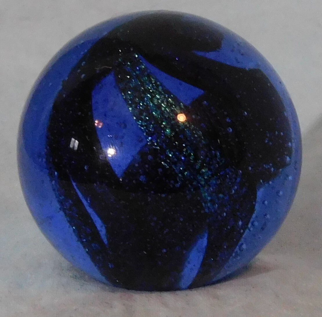 Andy Davis Contemporary Handmade Marble, 1 13/16″ Diameter, #9202W