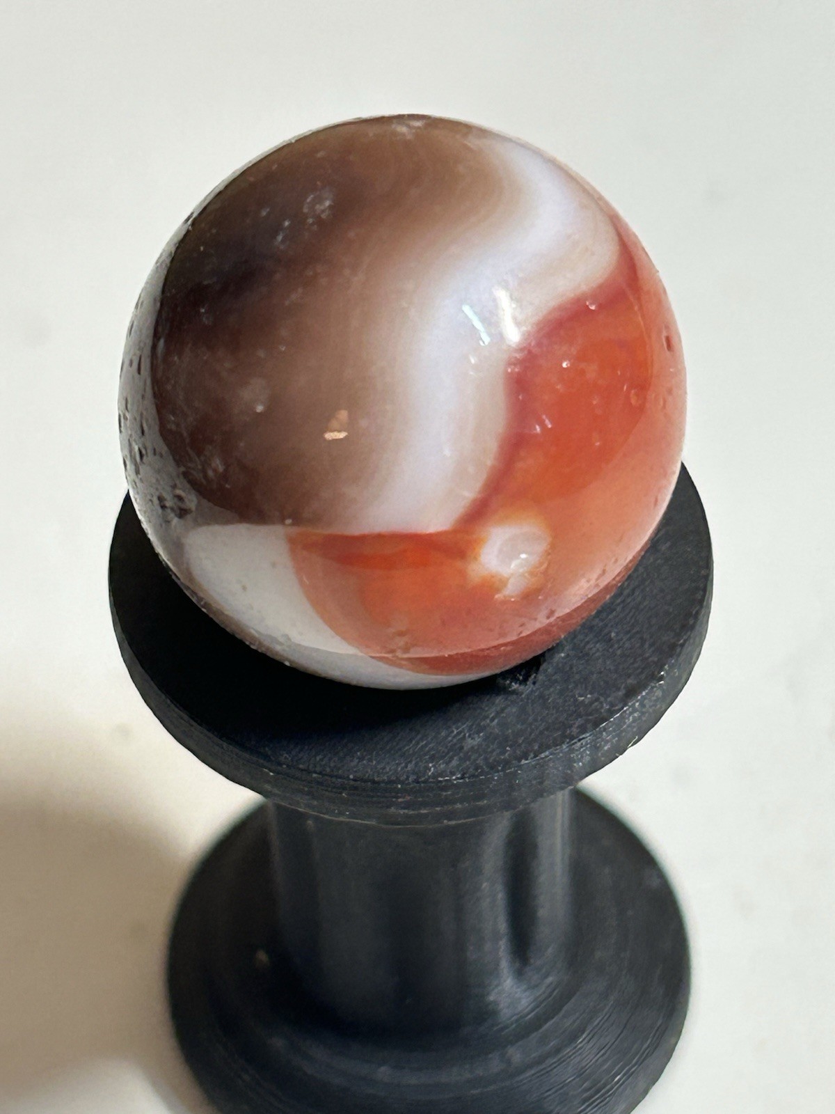 Vintage Vitro Twisted All Red .86 Inch Shooter Marble