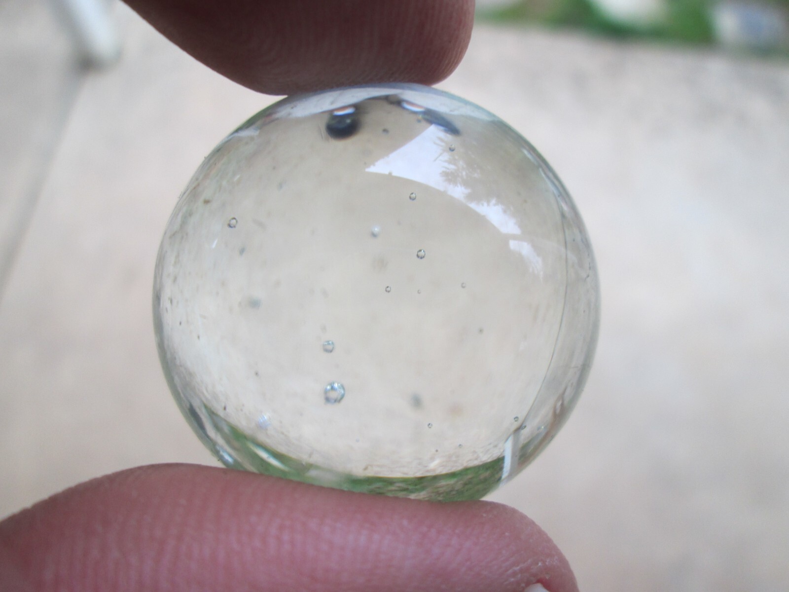 2 MAMMOTH 1 3/8 INCH 35MM ICE CLEAR BY VACOR / MEGA MARBLES
