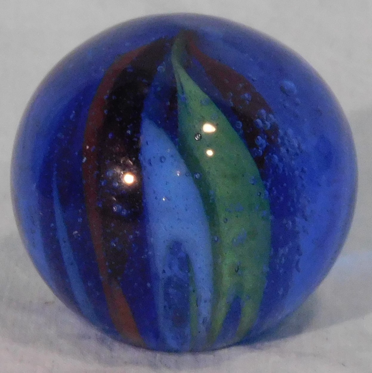 Andy Davis Contemporary Handmade Marble, 1 3/4″ Diameter, #118Z