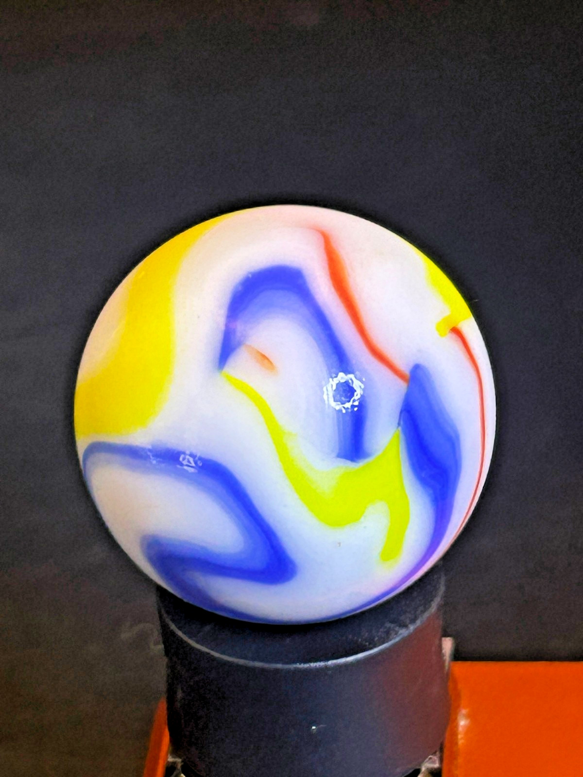 Christensen Agate CAC Swirl Marble Multi-Color Ribbons UV+ .96″ Sh24
