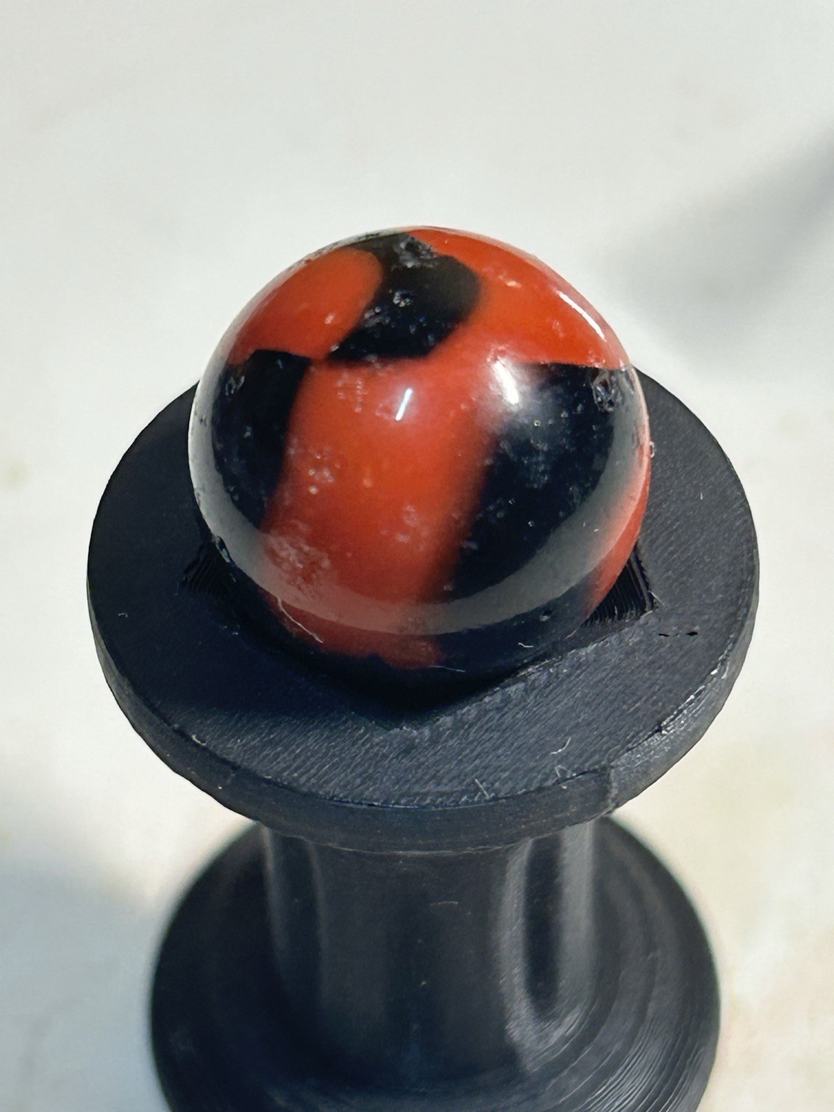 Vintage Peltier NLR .63 Inch Wasp Rainbo Marble