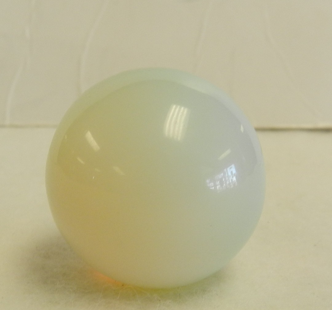 #20589m Large Unknown Maker Moonie Glass Shooter Marble 1.16 In *Mint*