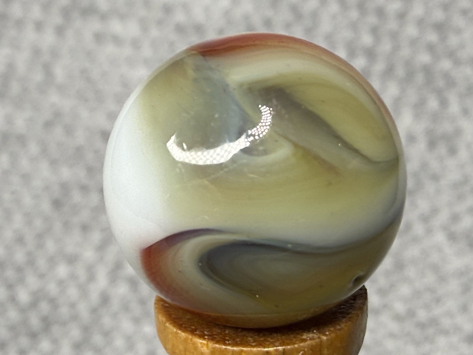 Vitro Agate Tri Lite Marble .60” NM(+)